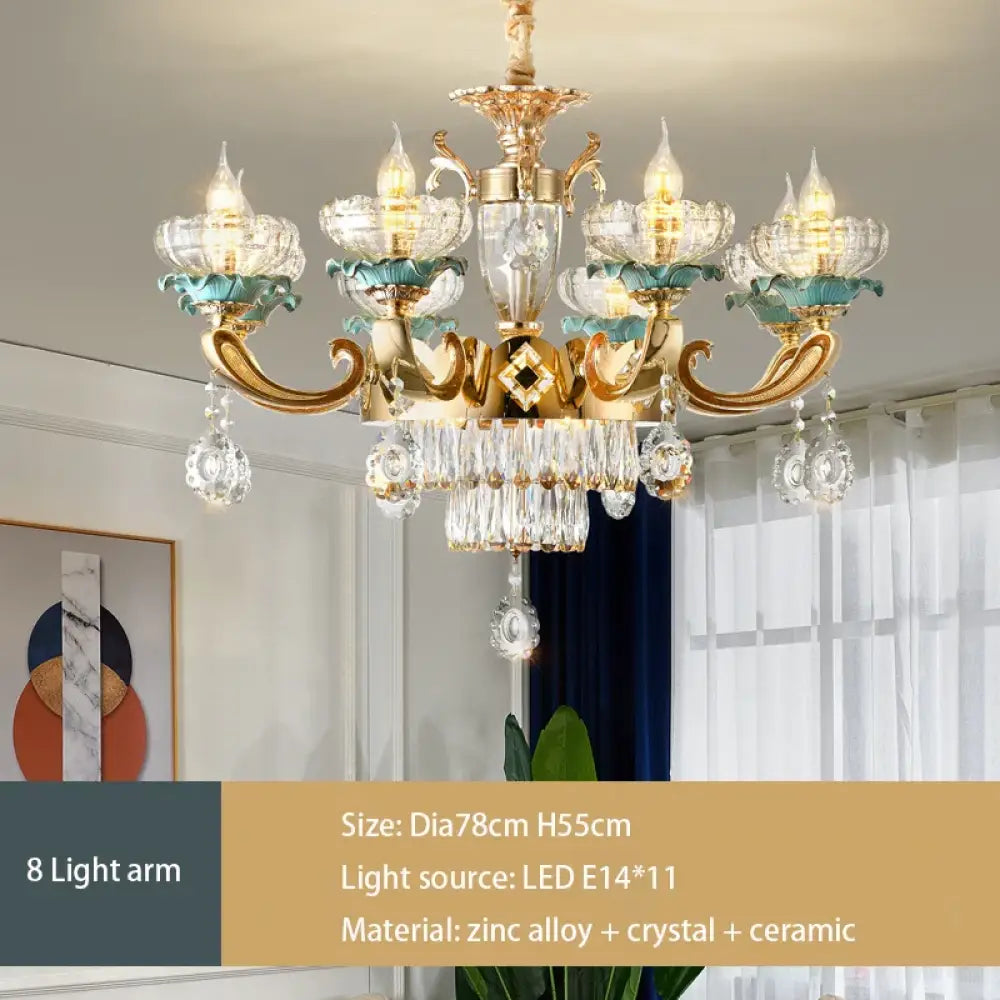 Modern Crystal European Chandelier | Dining Room Lighting