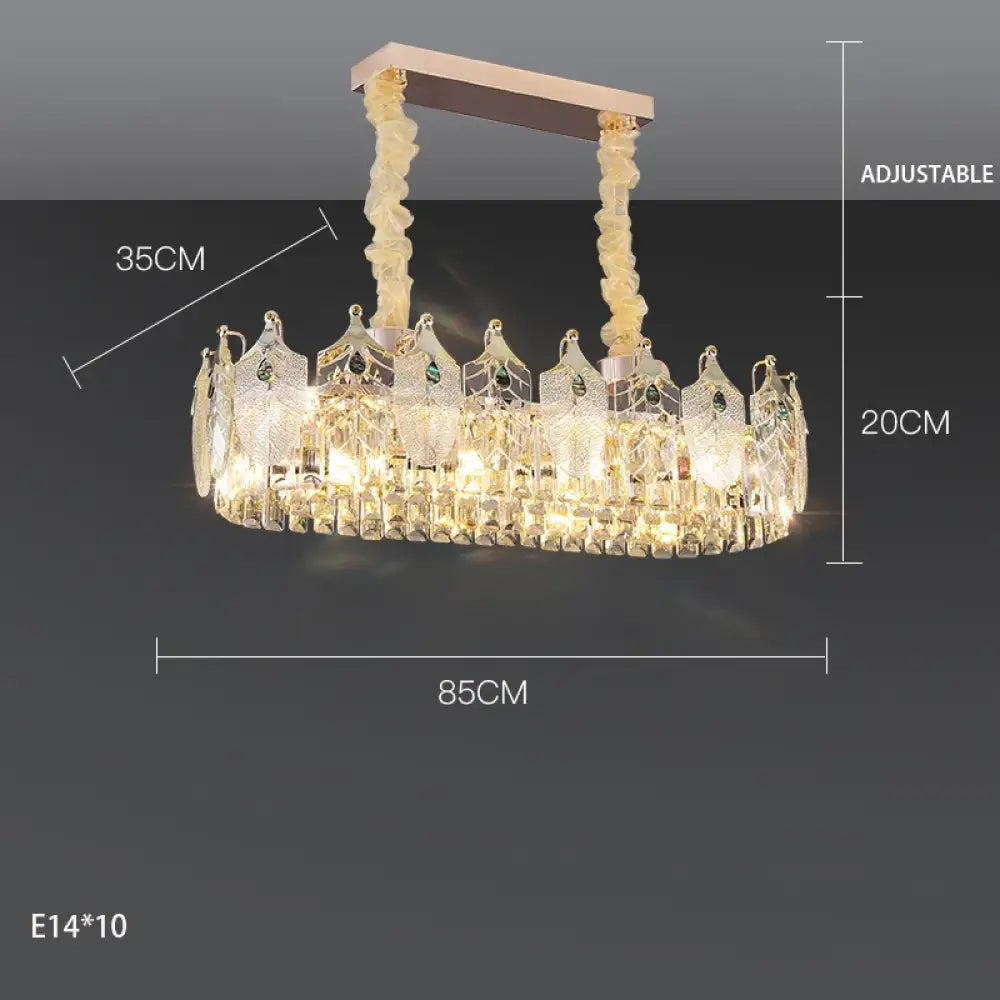 Modern Crystal Glass Chandelier | Modern Bedroom Lighting