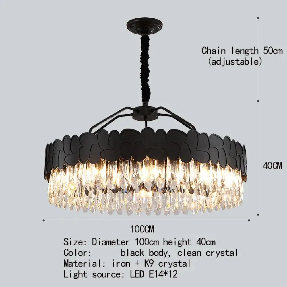 Modern Crystal Gold Chandelier | Dining & Kitchen Lighting