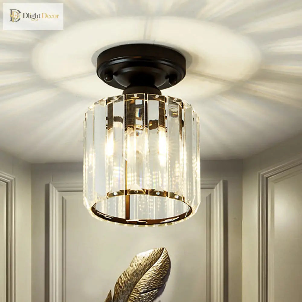 Modern Flush Mount Light | Hallway & Entry Home Lighting