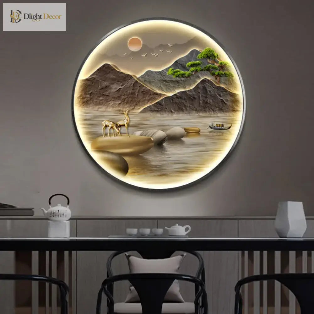 Modern LED Wall Art Light | Modern Interior Home Lighting