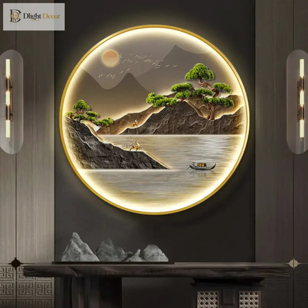 Modern LED Wall Art Light | Modern Interior Home Lighting