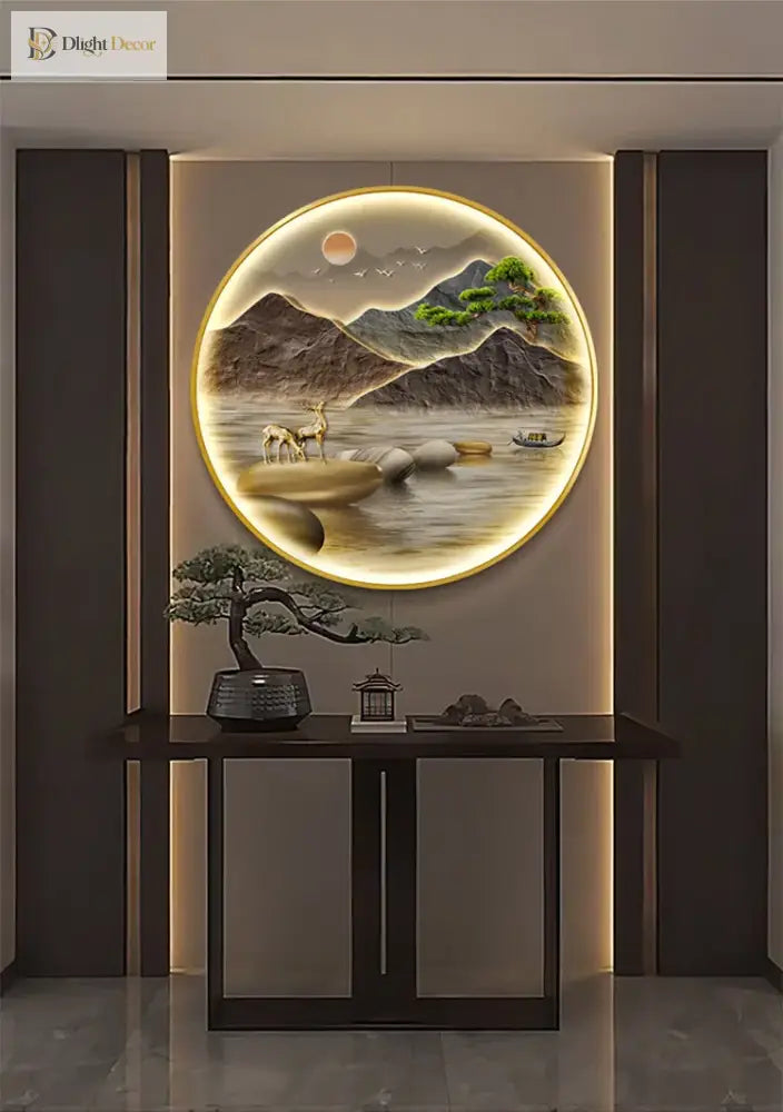 Modern LED Wall Art Light | Modern Interior Home Lighting