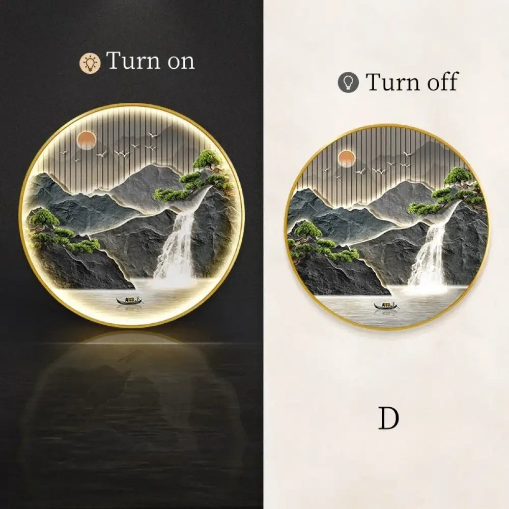 Modern LED Wall Art Light | Modern Interior Home Lighting