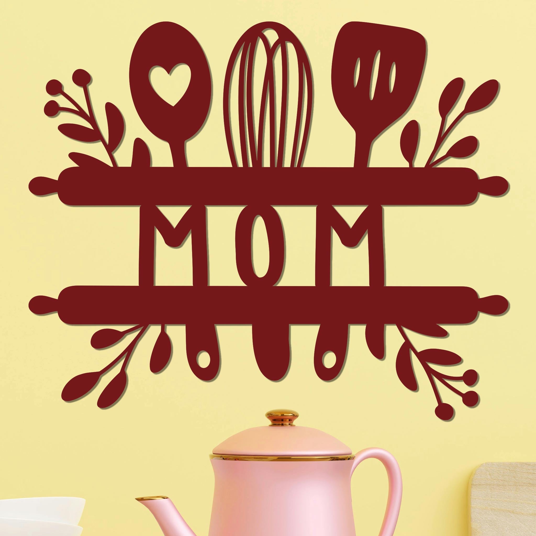 Mom Sign w Kitchen Utensils-10