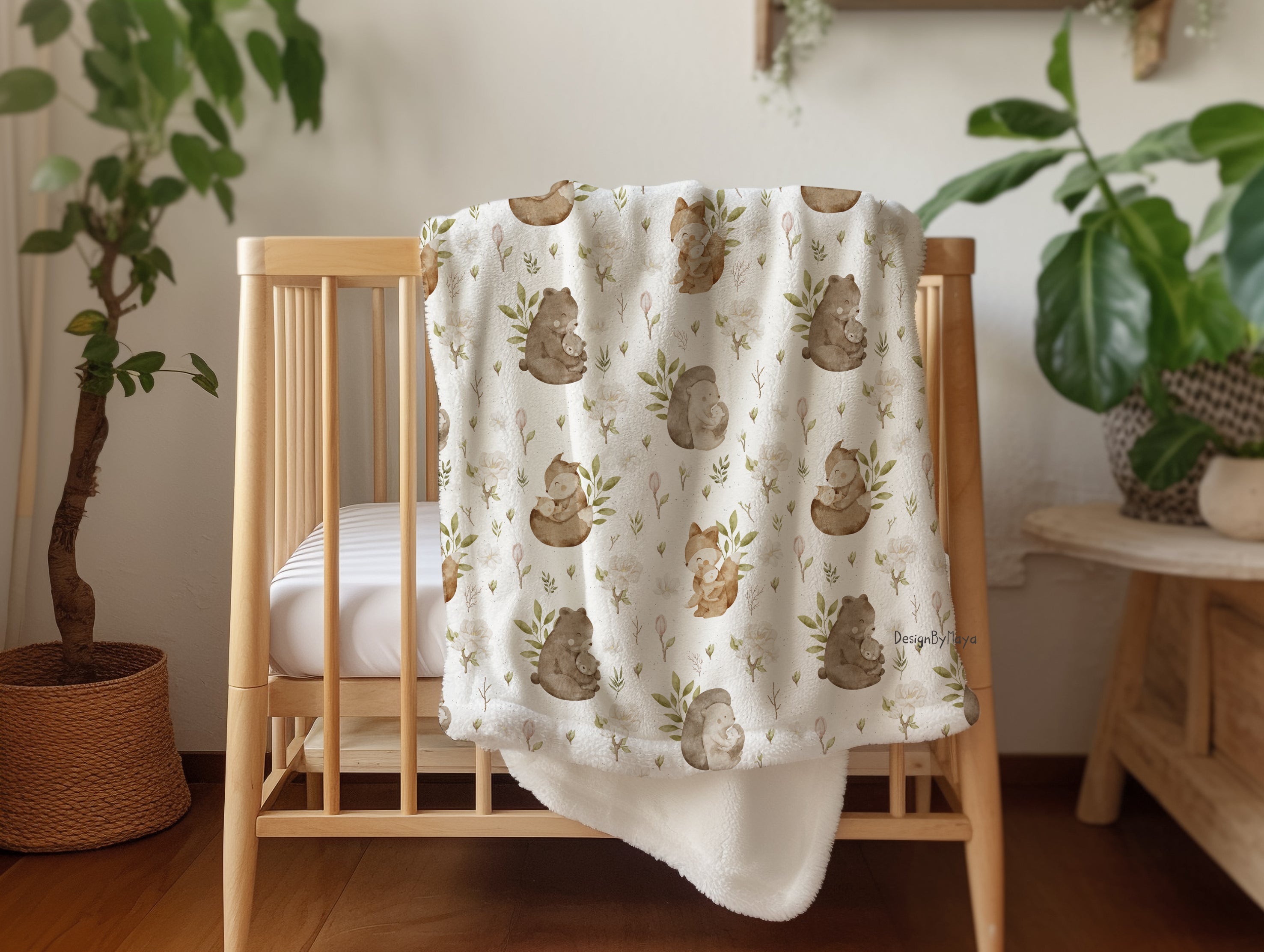 Alphabet - Vintage Baby Blanket