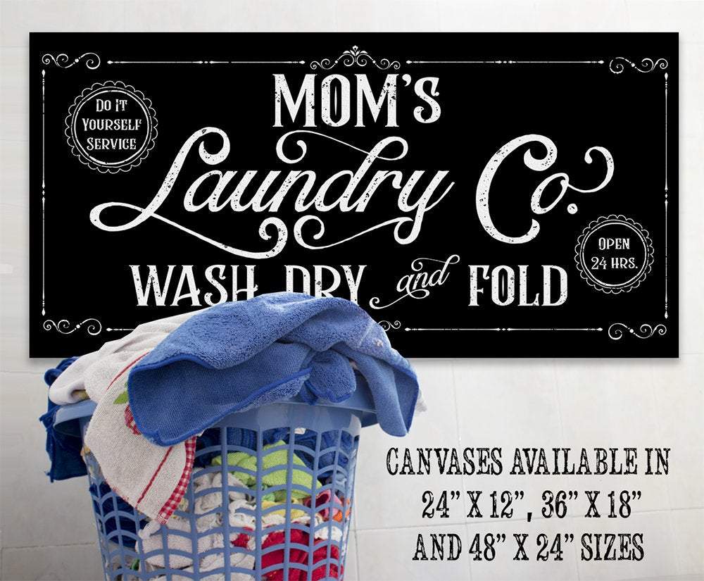 Mom's Laundry Co - Canvas