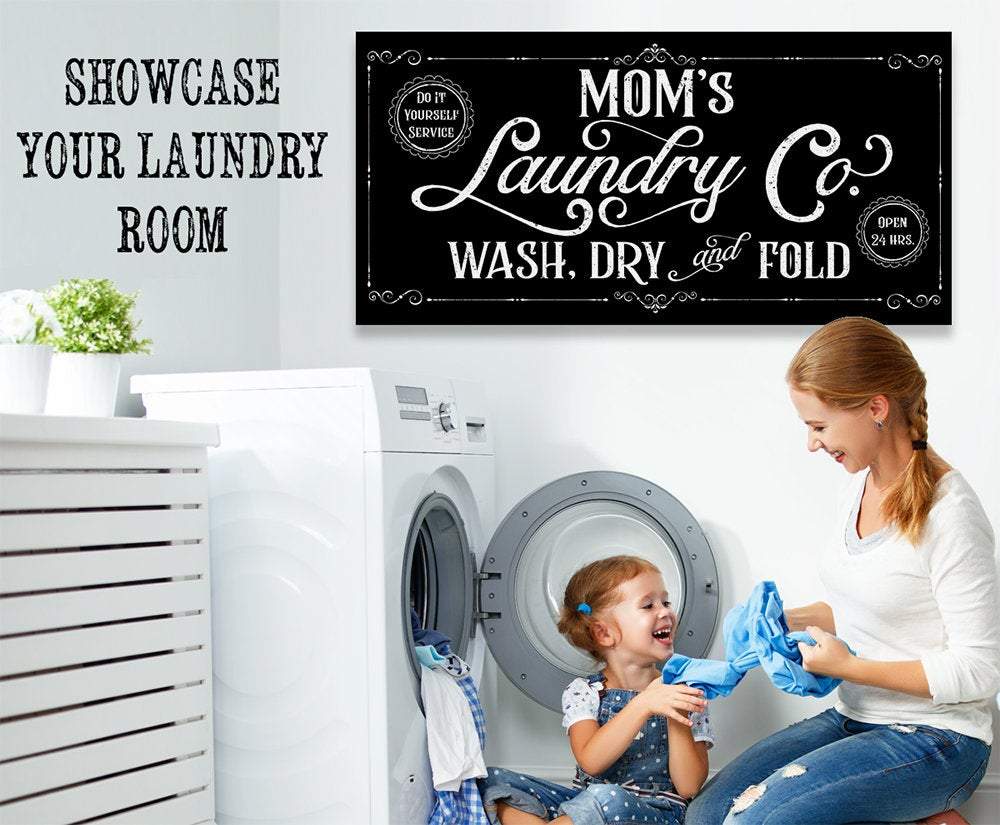 Mom's Laundry Co - Canvas