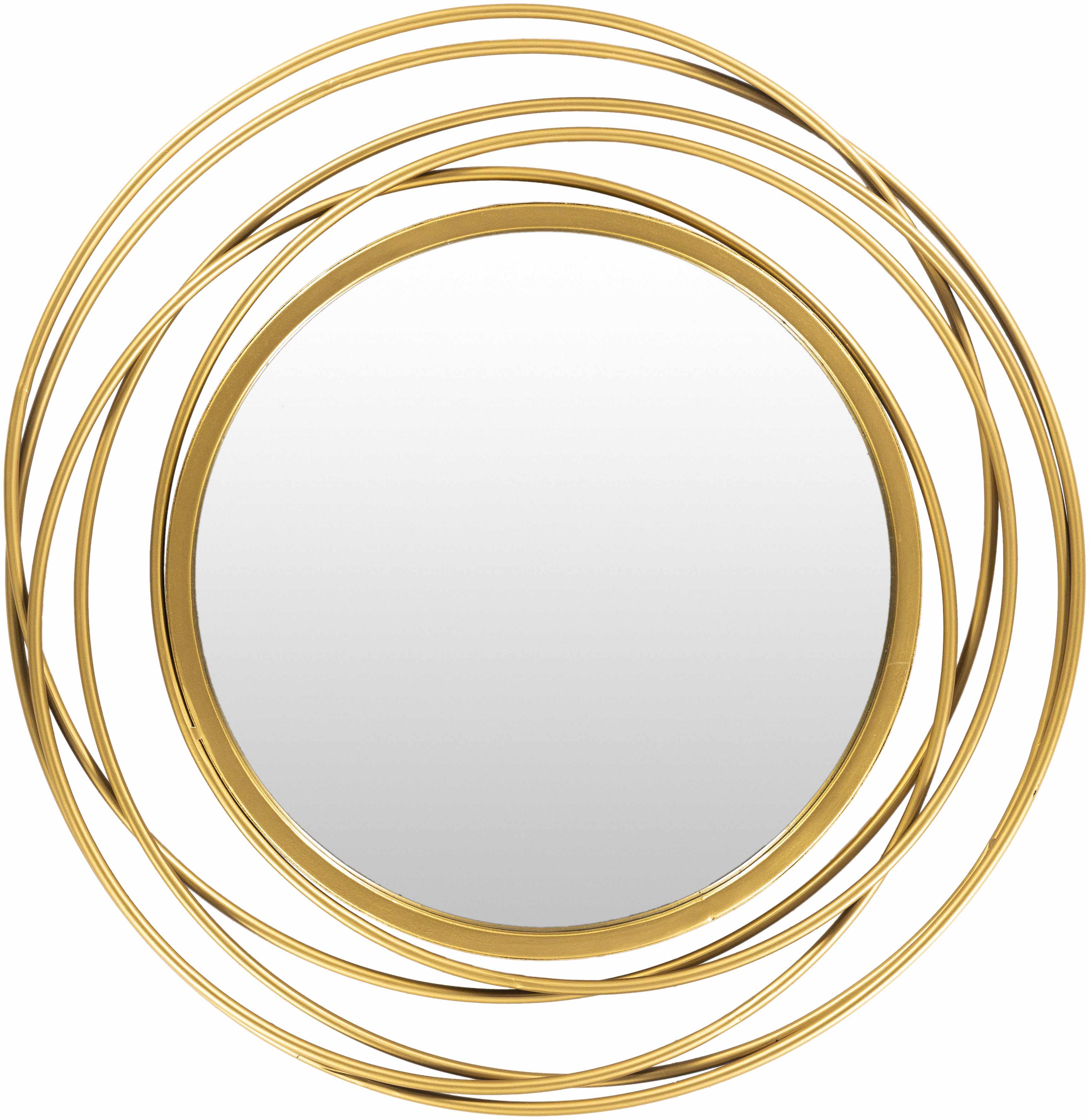 Monamon Round Rattan Mirror-0