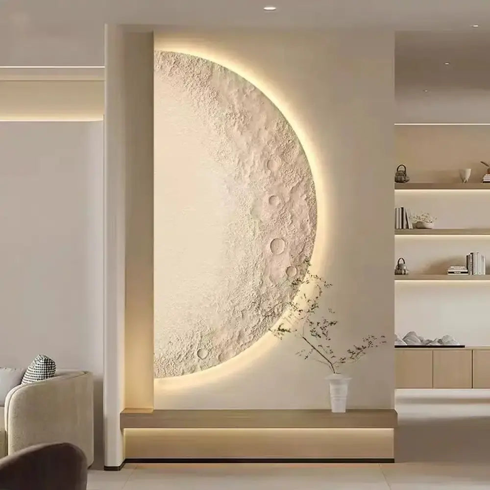 Moon LED Wall Art Light | Modern Interior Home Lighting