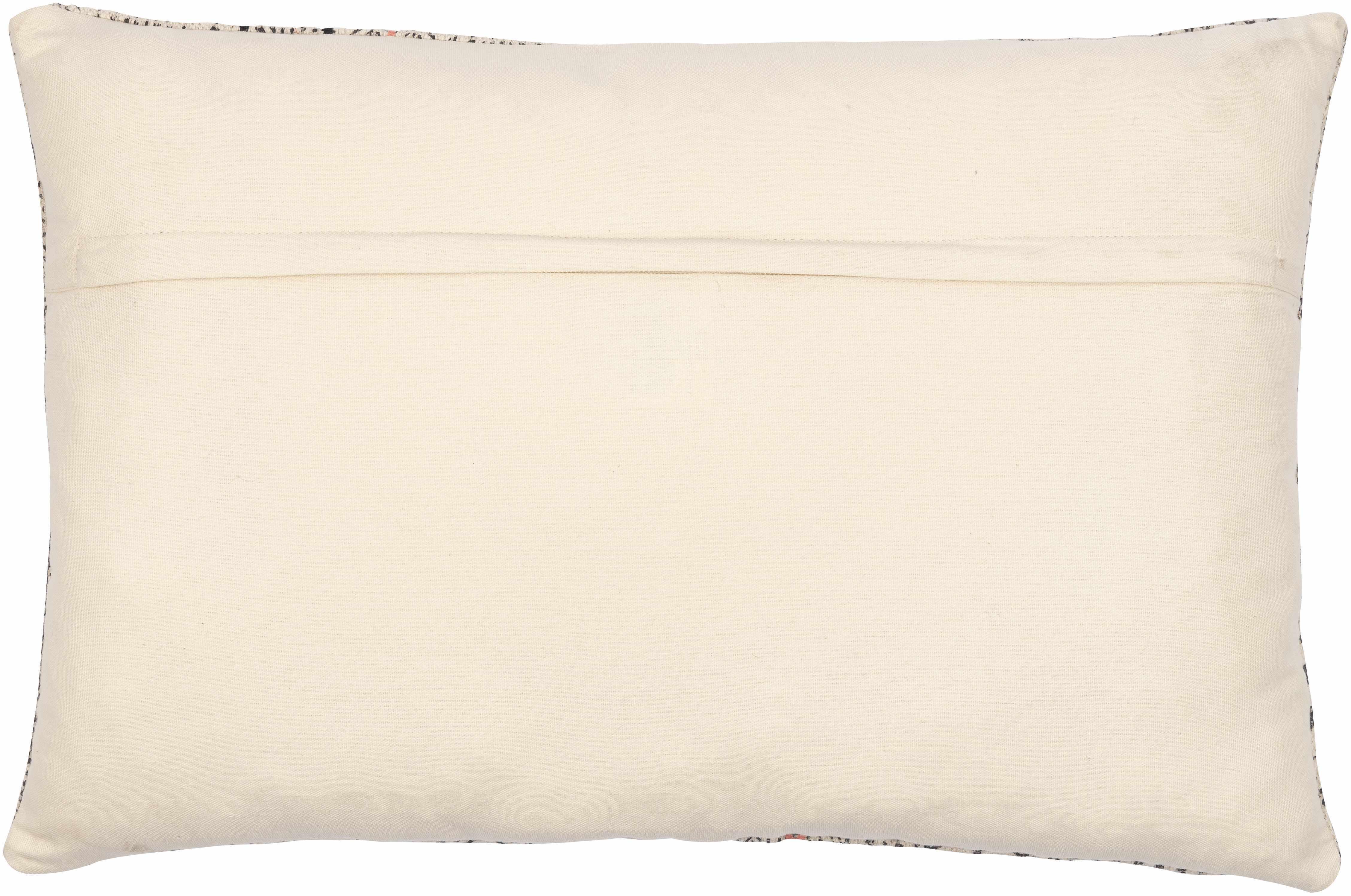 Moosic Beige Geometric Lumbar Pillow - Clearance-1