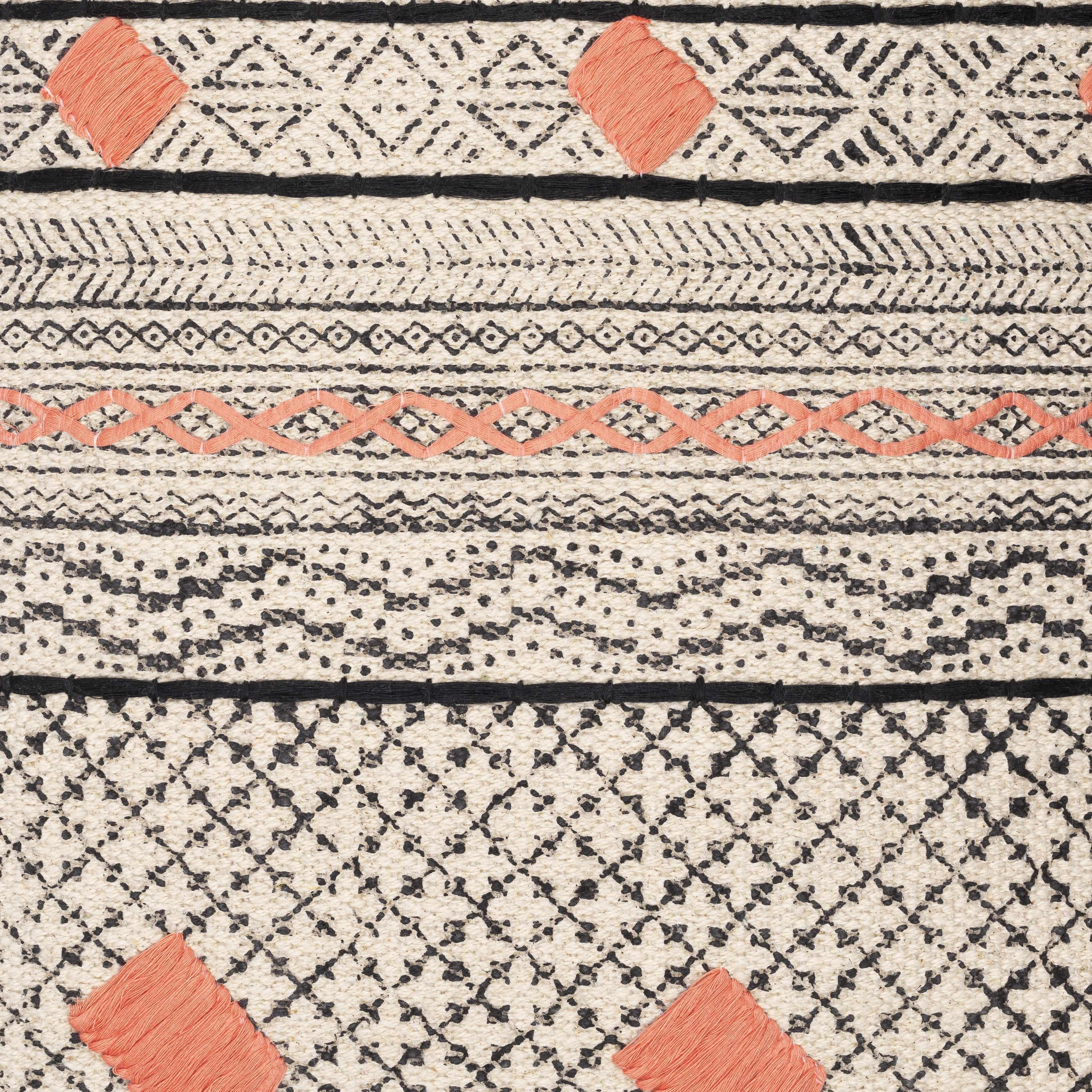 Moosic Beige Geometric Lumbar Pillow - Clearance-4