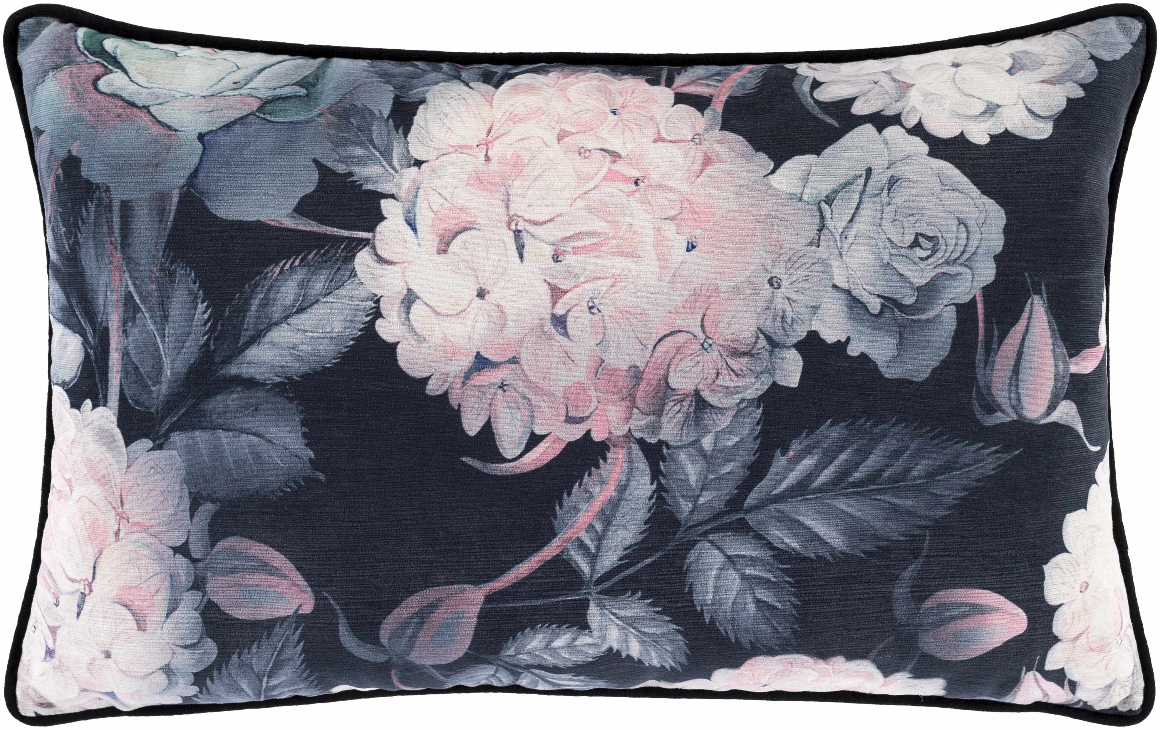 Moree Navy Pastel Garden Throw Pillow - Clearance-0