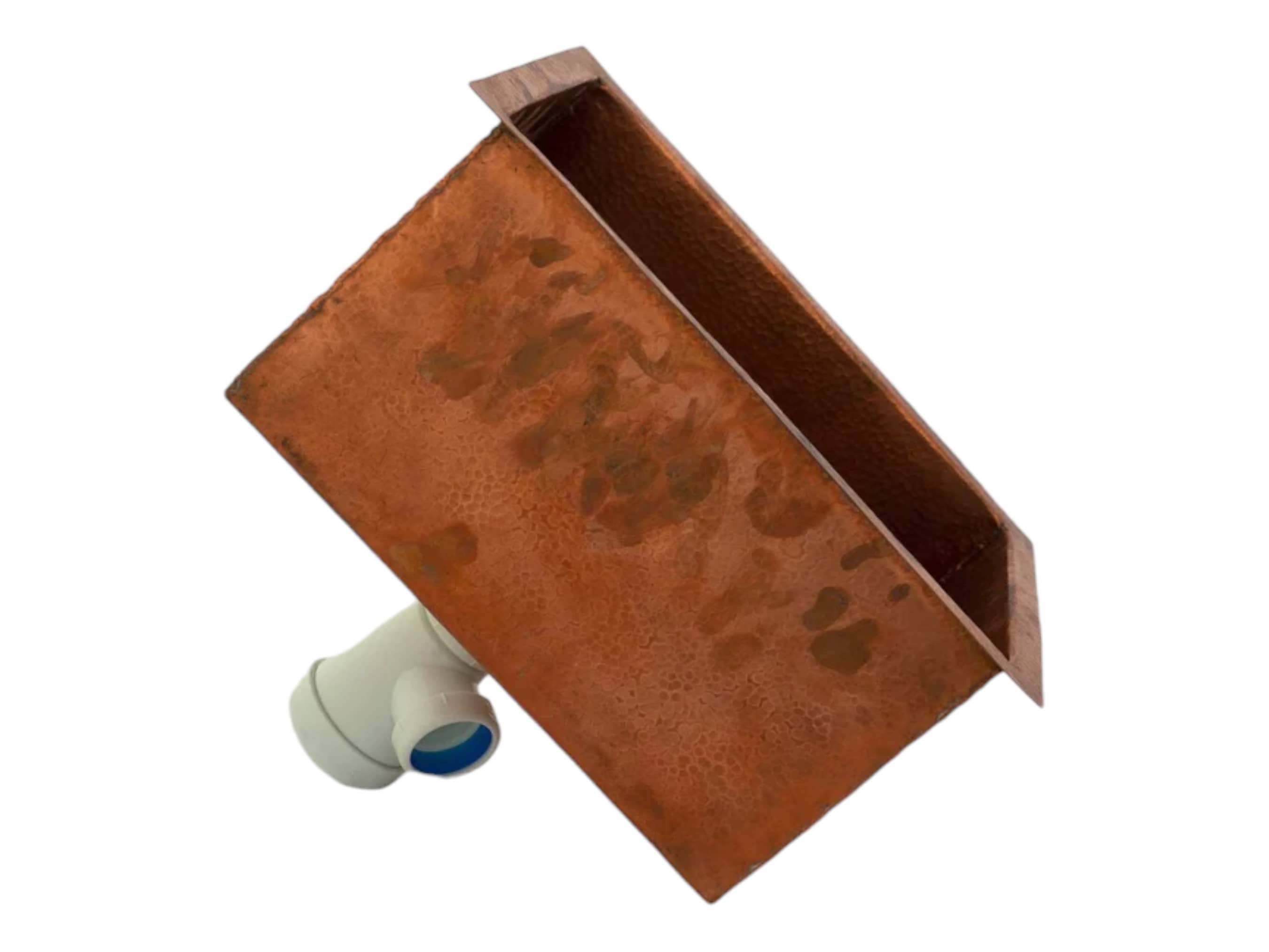 Undermount Hammered Copper Kitchen Sink-3