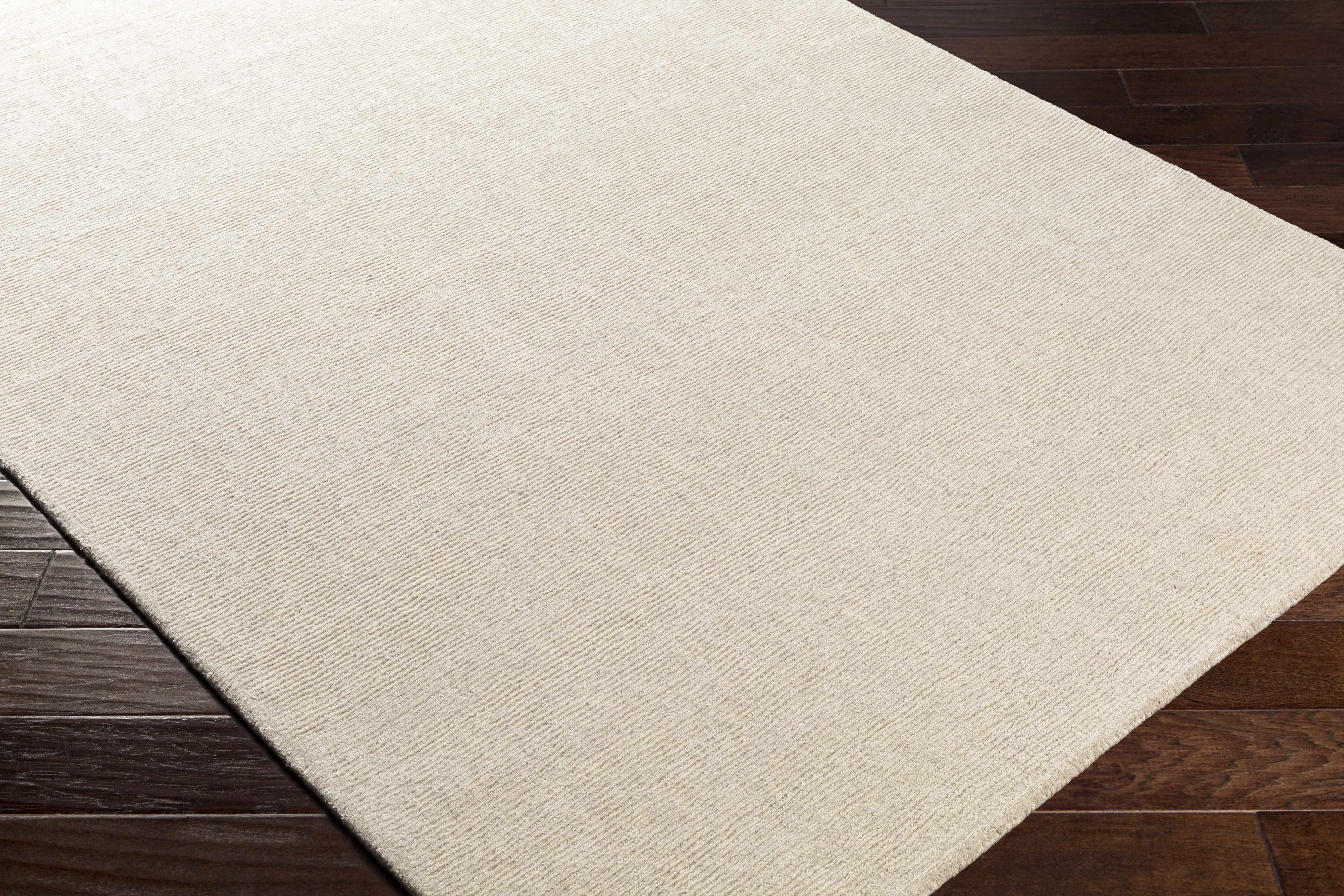Mariba Ivory Wool Area Rug - PRHOMZ