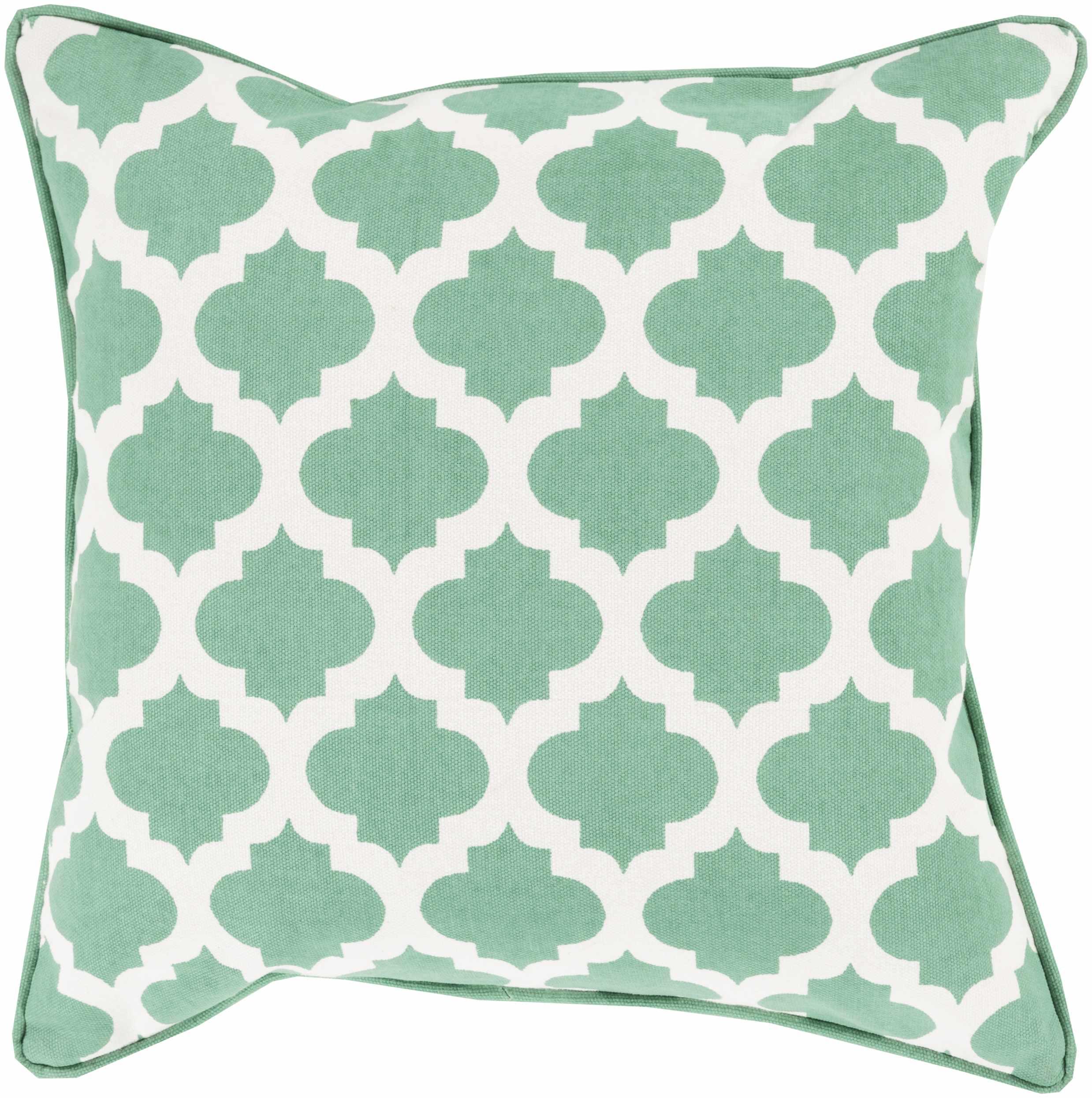 Mooroobool Green Trellis Accent Pillow - Clearance - PRHOMZ