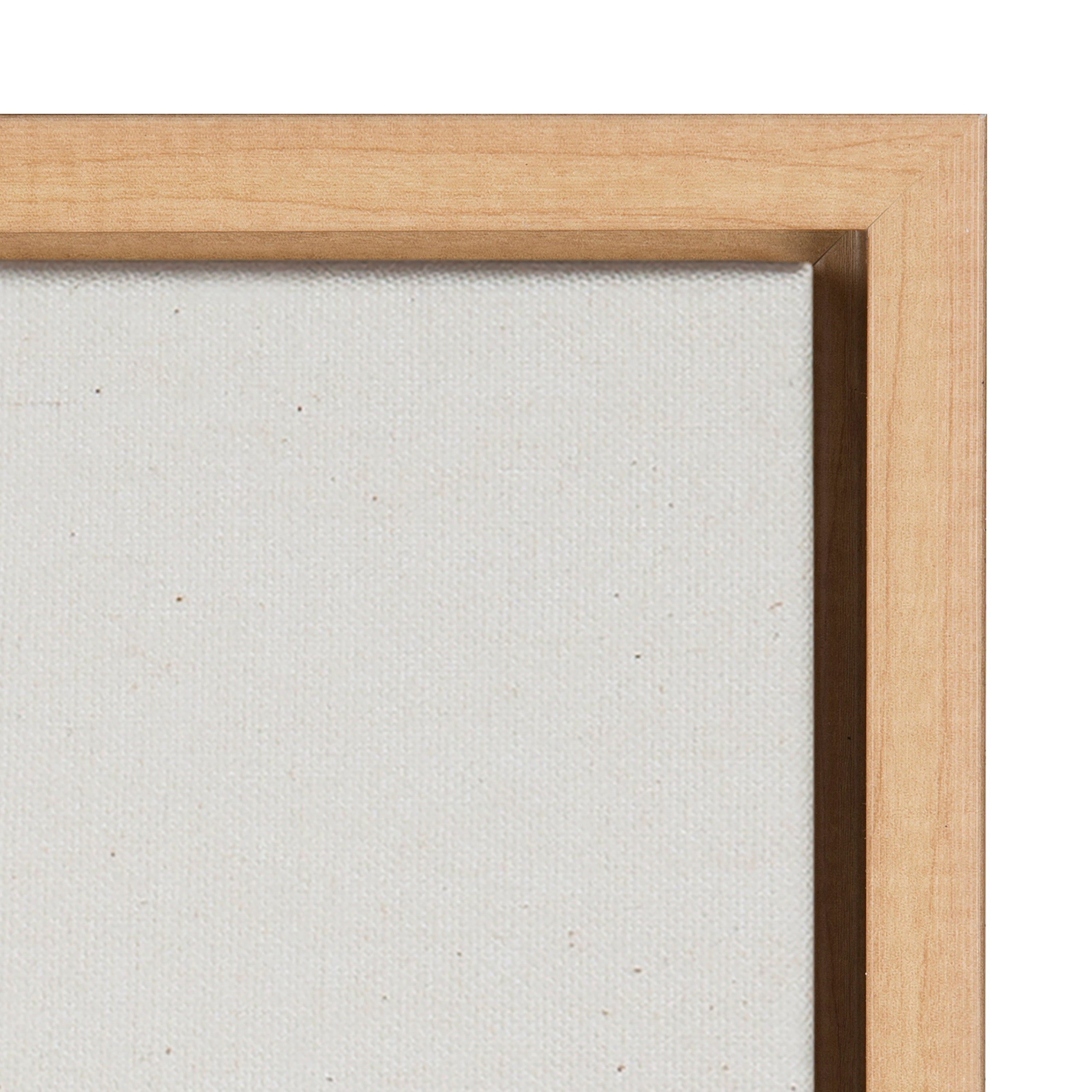 Sylvie Modern Geometric Moon Phases Framed Canvas Set by The Creative Bunch Studio