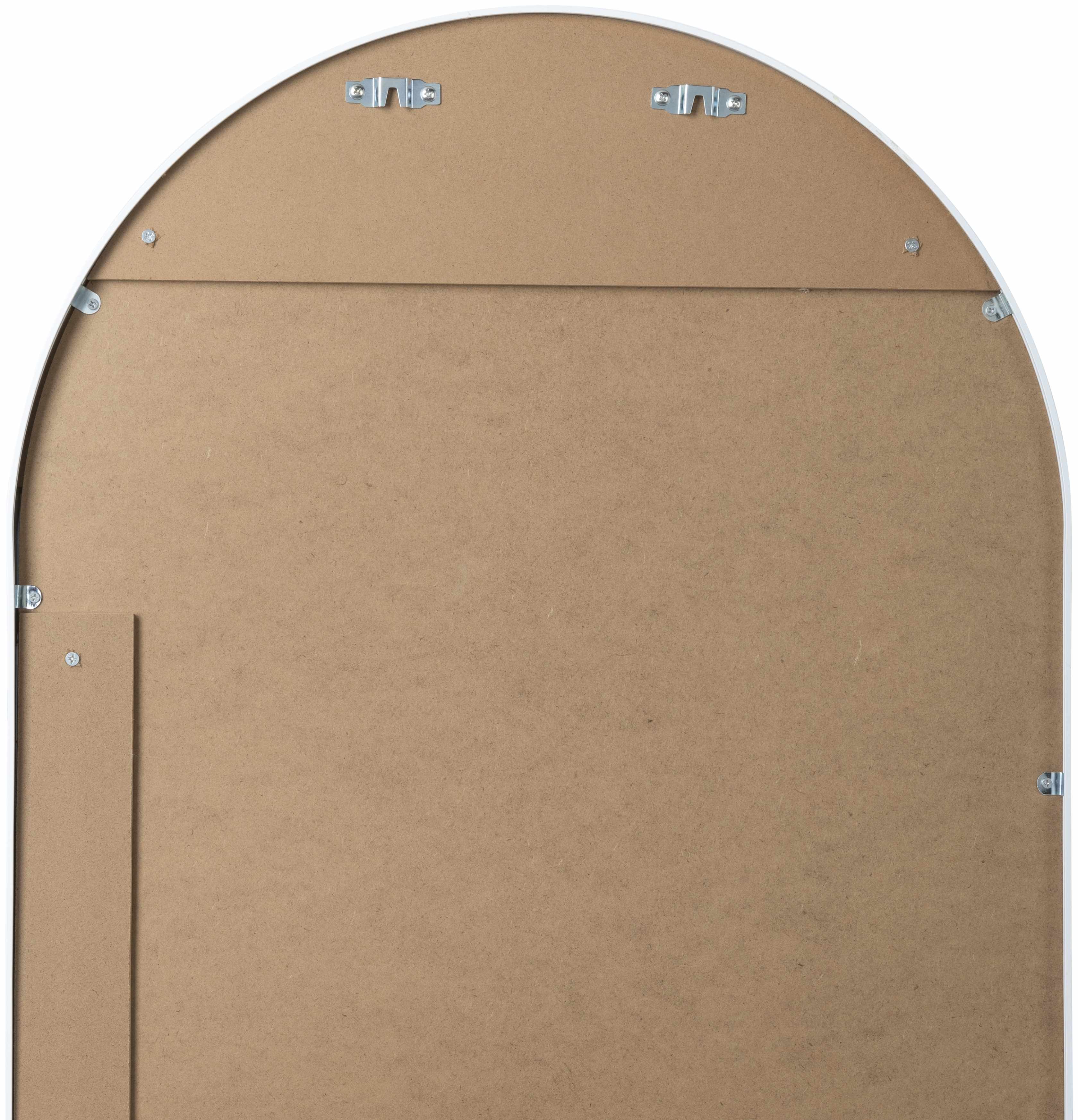 Marmelete Carved White Mirror-4