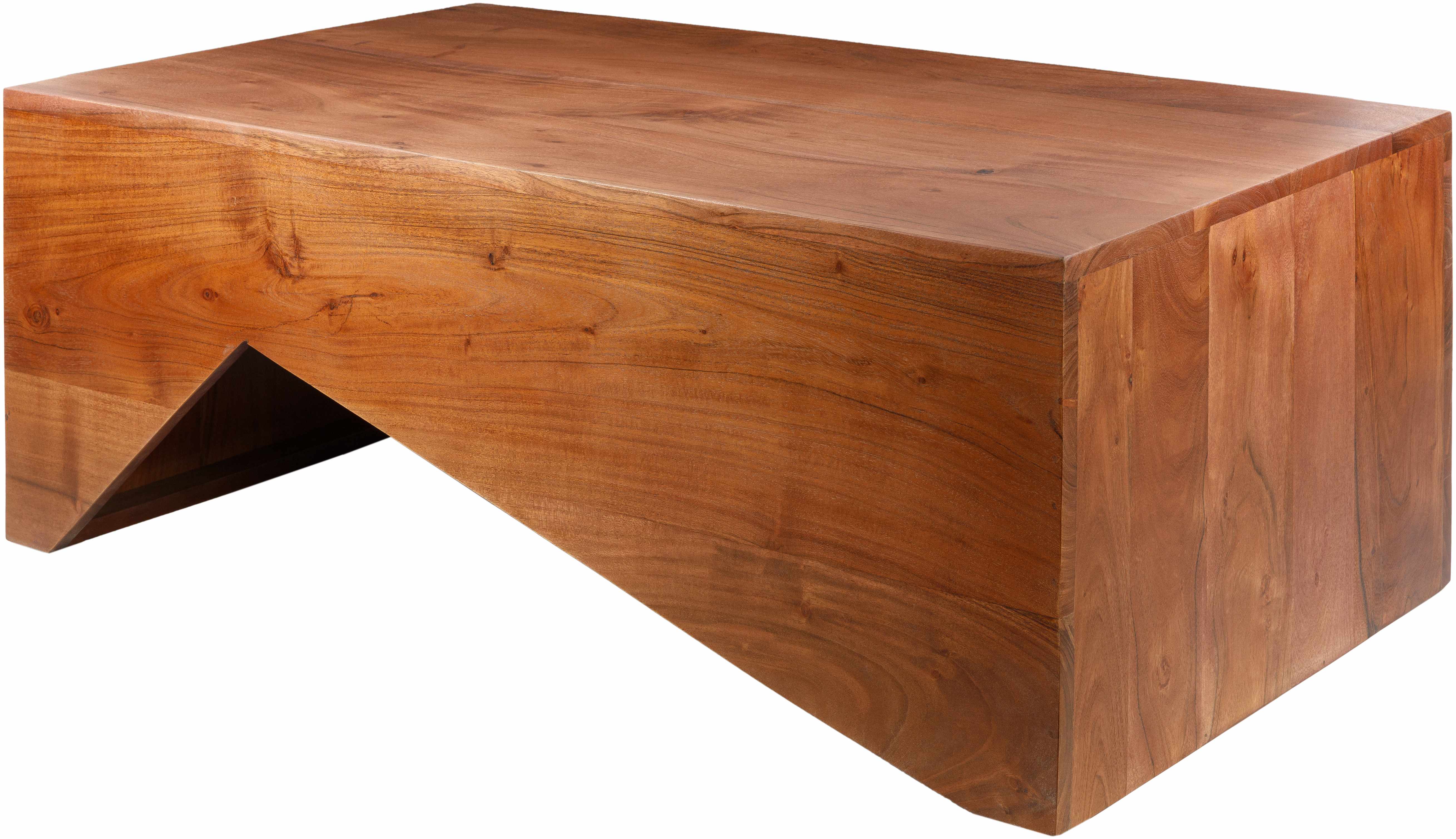 Aumbay Walnut Wooden  Coffee Table-0