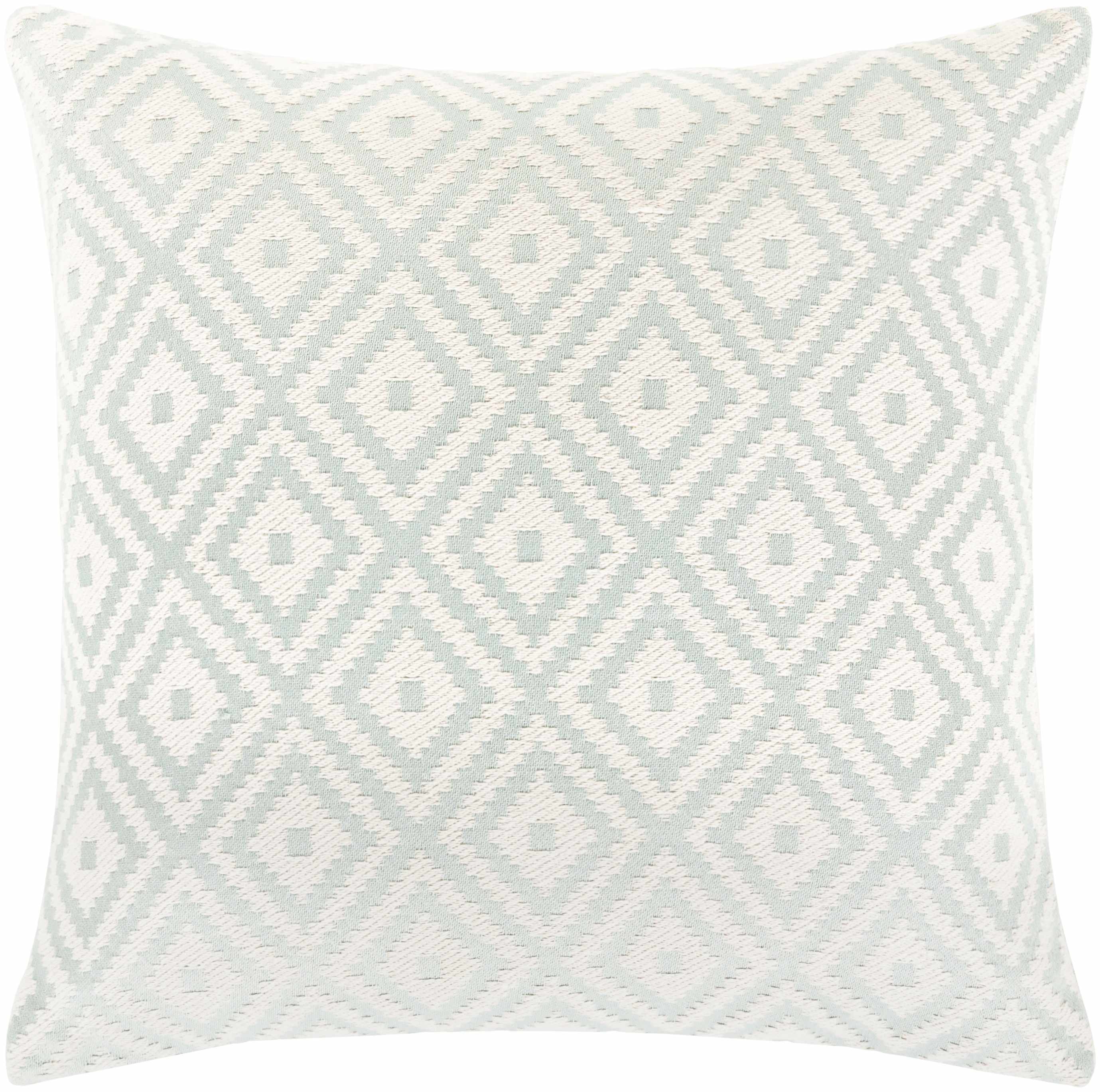 Nenita Neutral Diamond Pattern Accent Pillow - Clearance-0