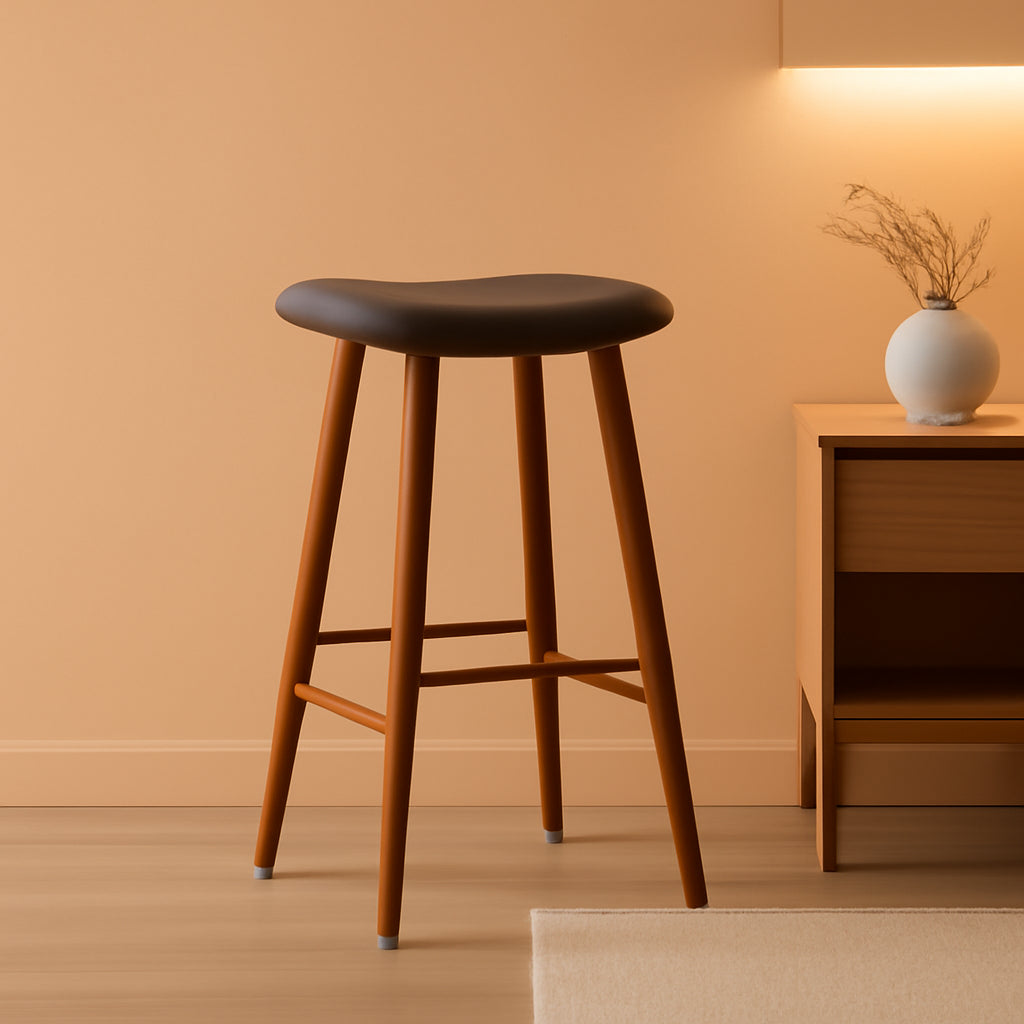 Upholstered Bar Stool 30 Inch Backless Kitchen Island