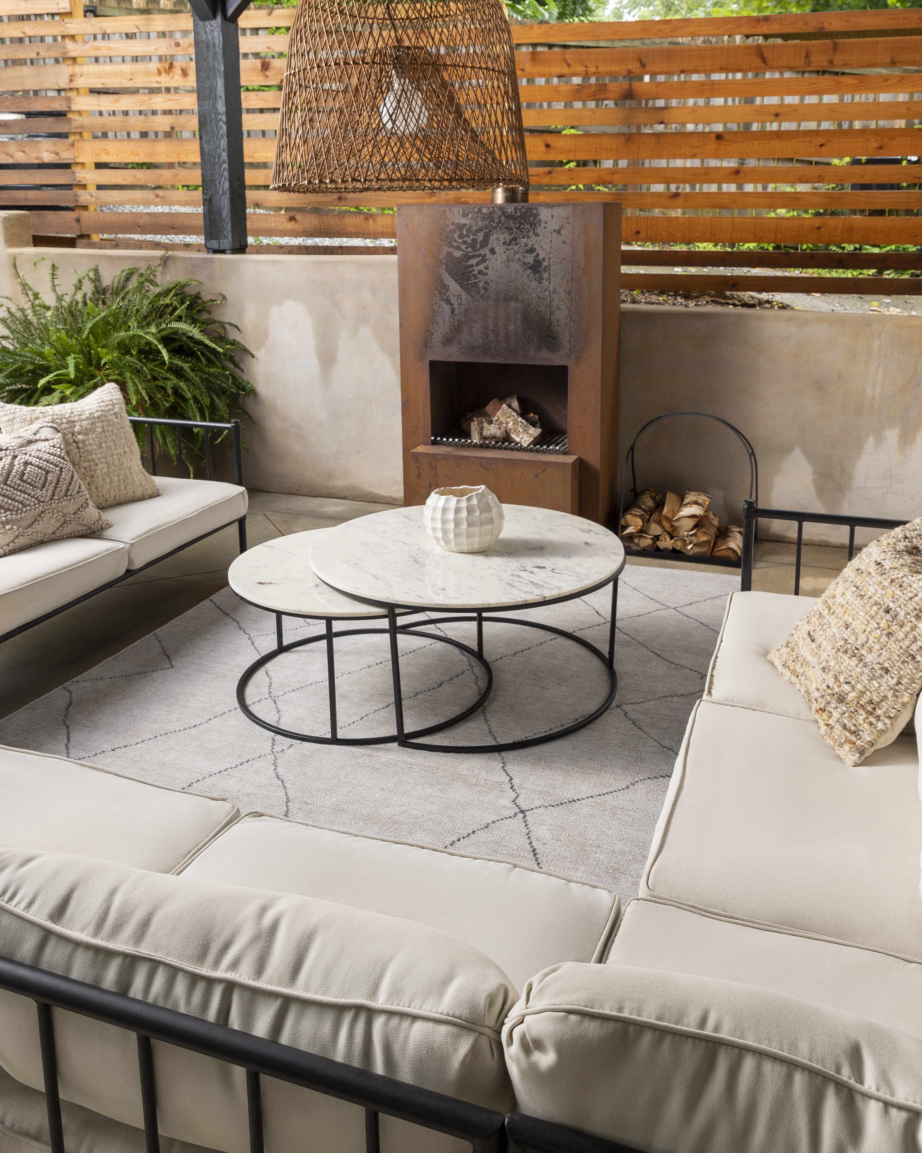 Lindy Pale Pink Throw Pillow-4