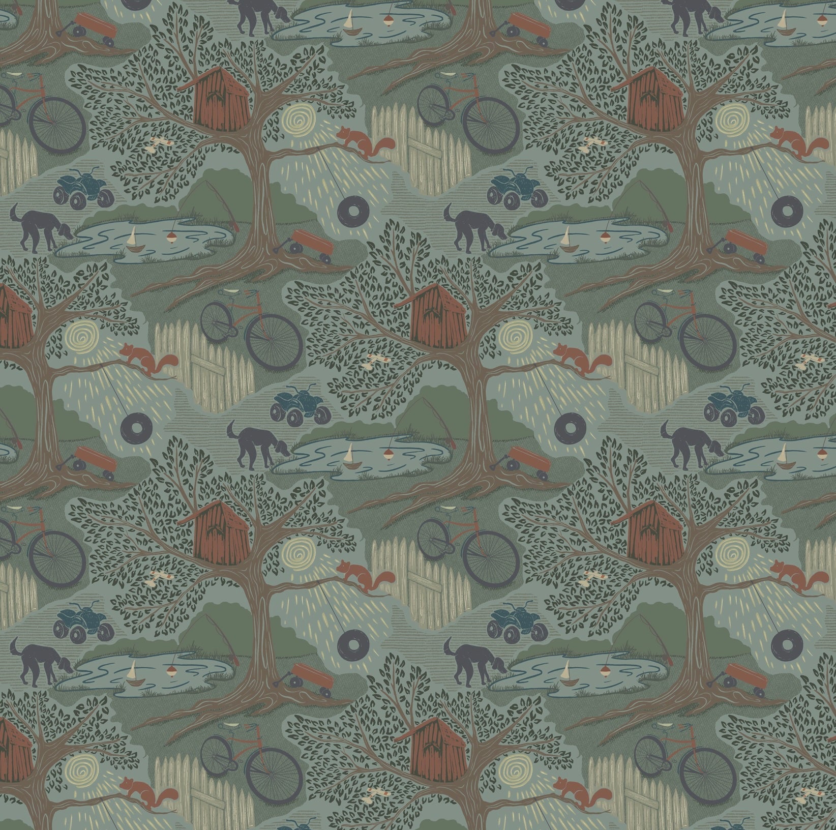 Kaleo Wallpaper by Karen and Marisa Designs