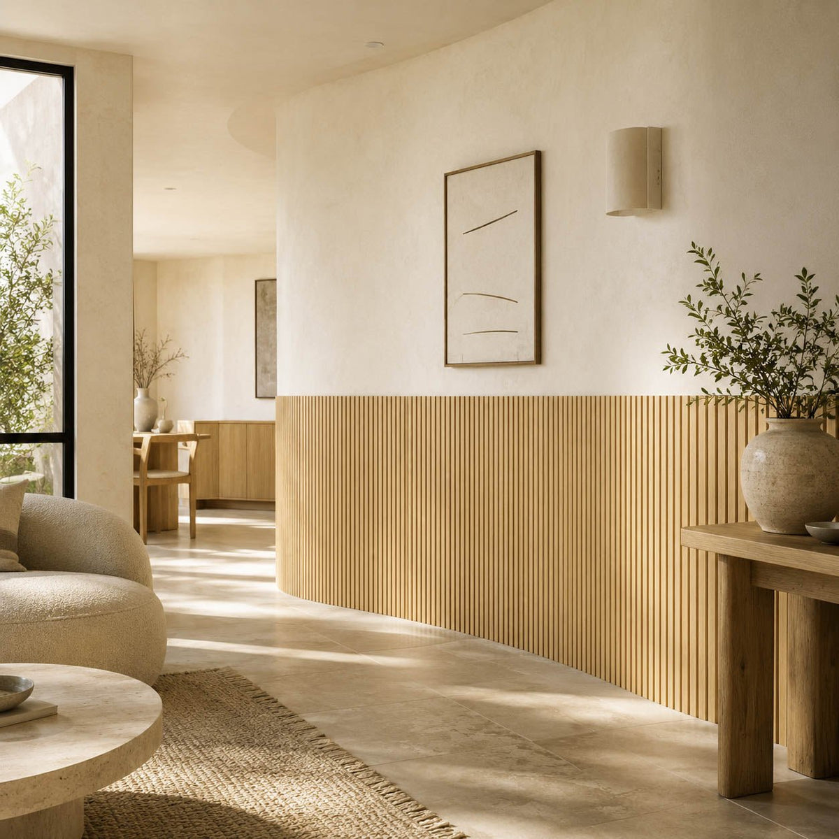 Slat Flexible Tambour Wood Panels