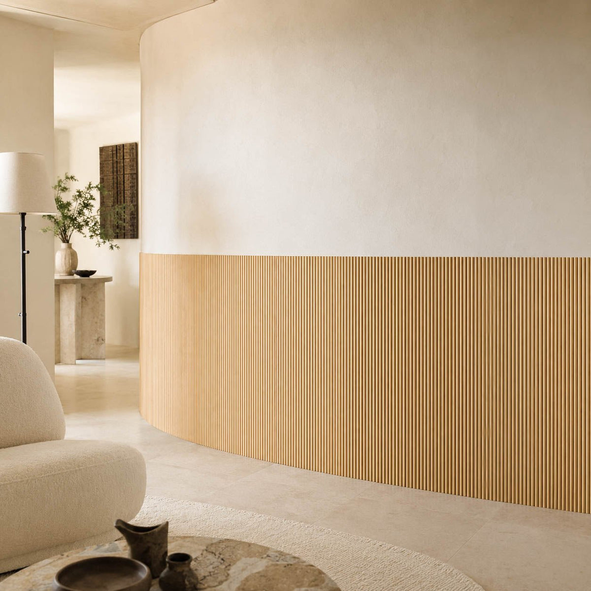 Mini-Ridge Flexible Tambour Wood Panels