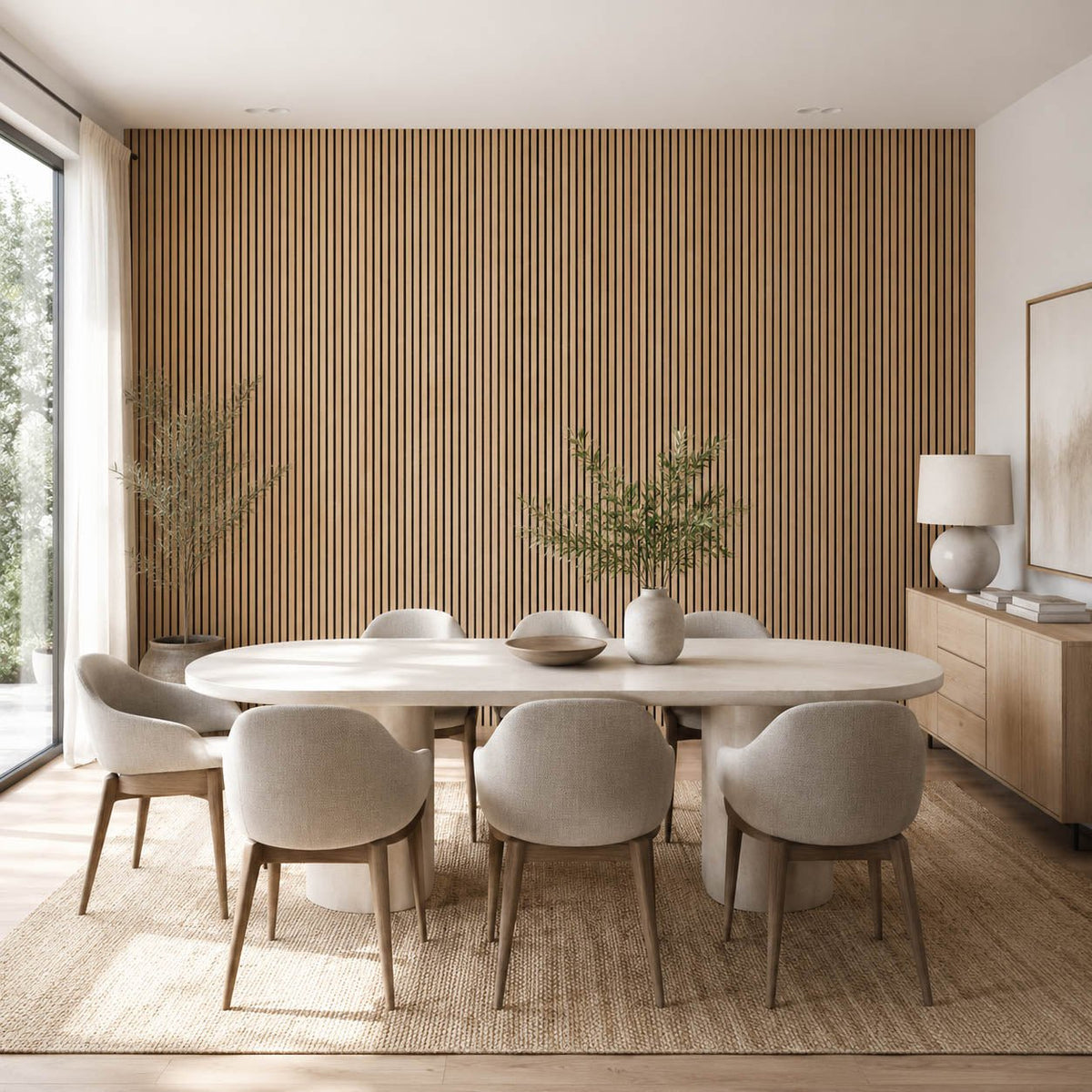 Acoustic Wooden Slat Wall Panel