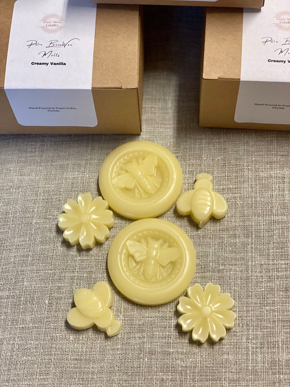 Organic Beeswax Melts 6Pcs-2