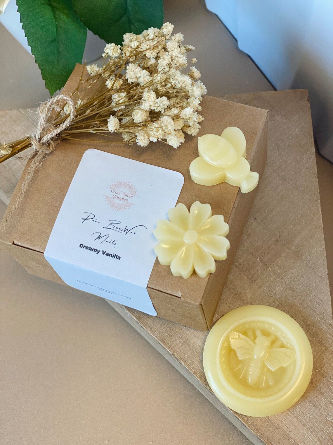 Organic Beeswax Melts 6Pcs-0