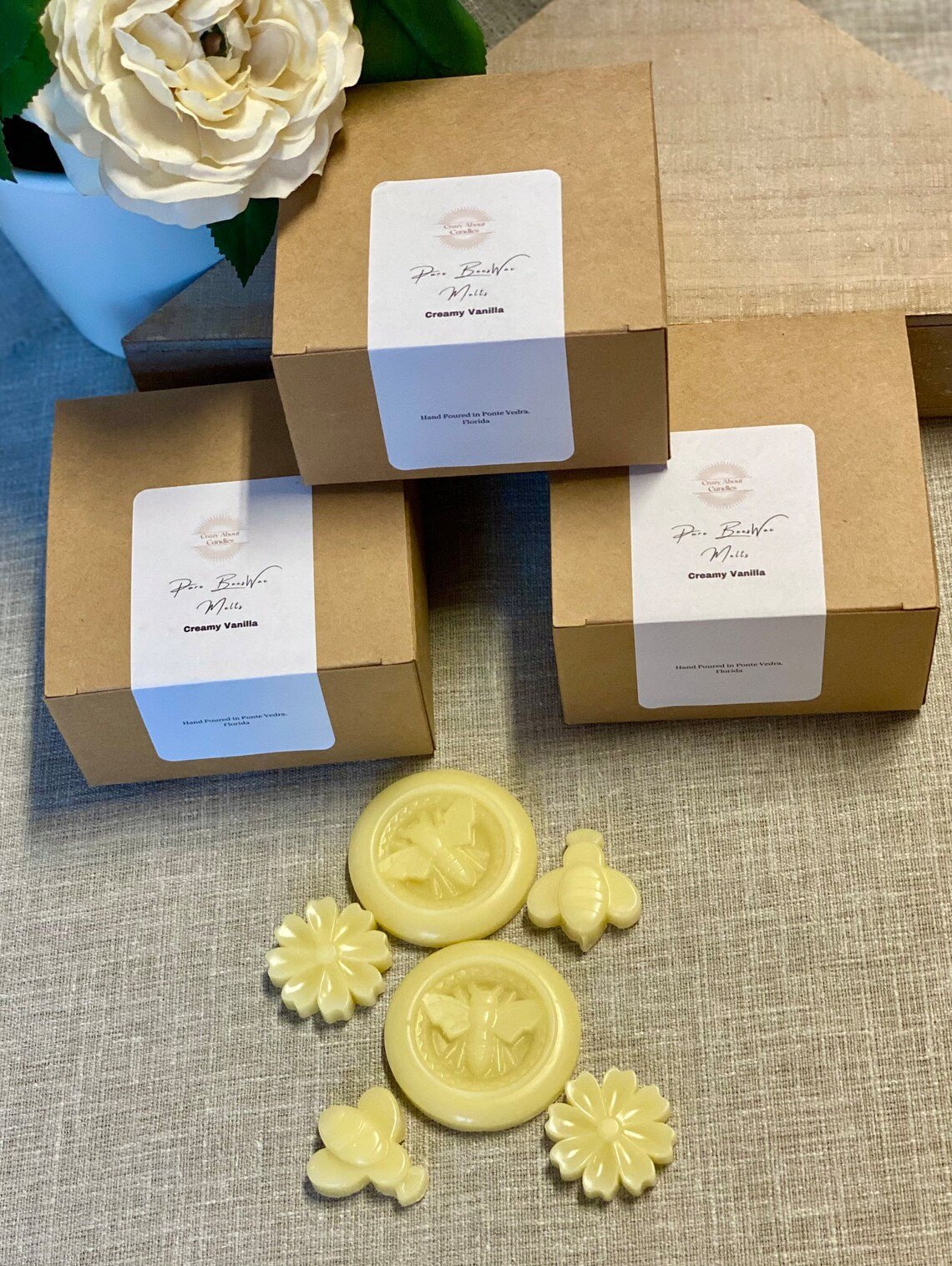 Organic Beeswax Melts 6Pcs-1