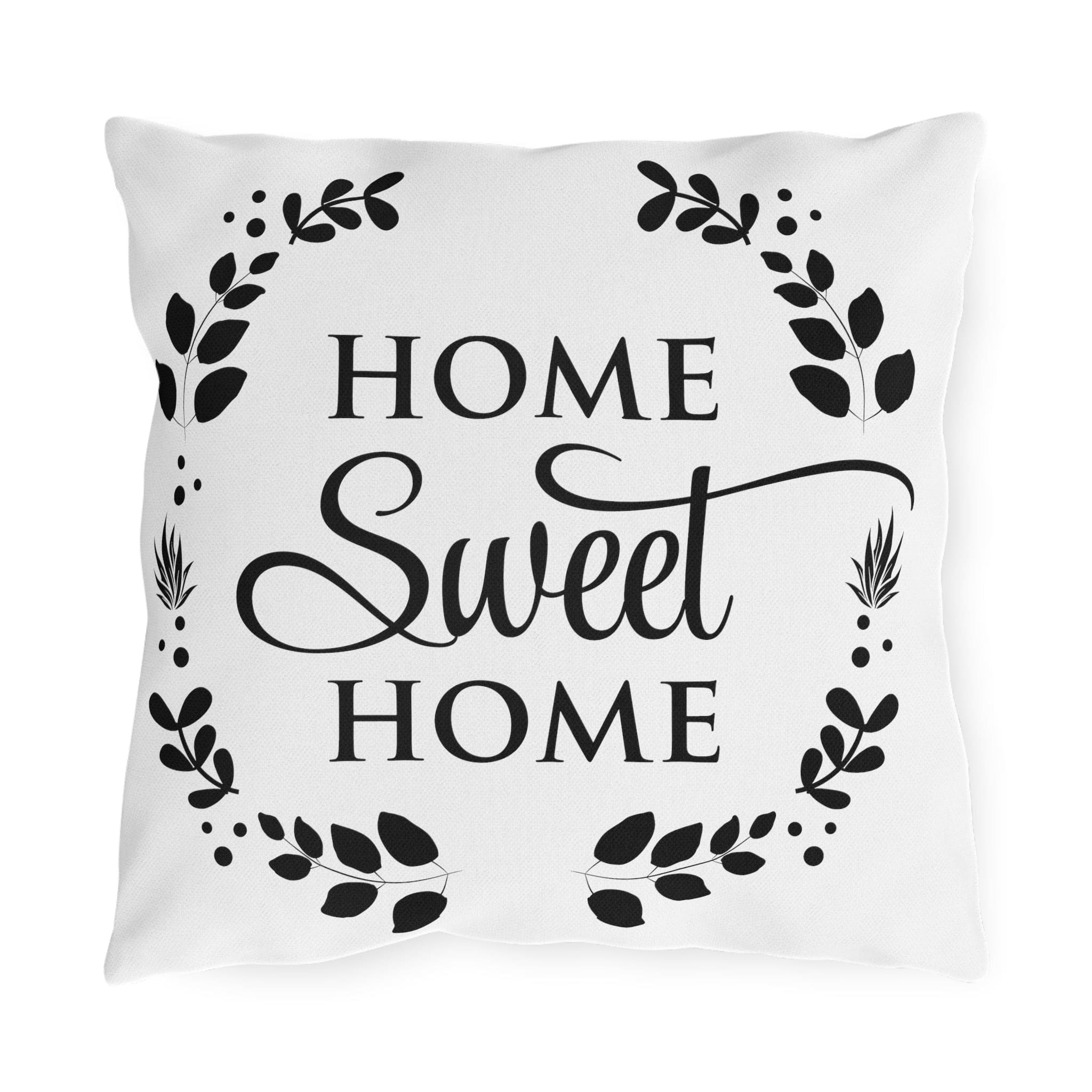 Decorative Throw Pillow Cover, Home Sweet Home-0