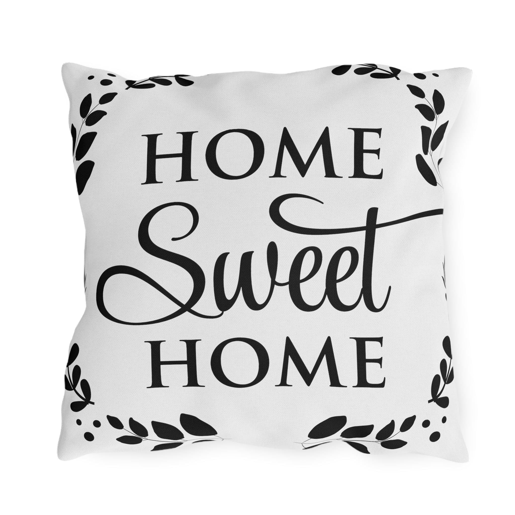 Decorative Throw Pillow Cover, Home Sweet Home-4