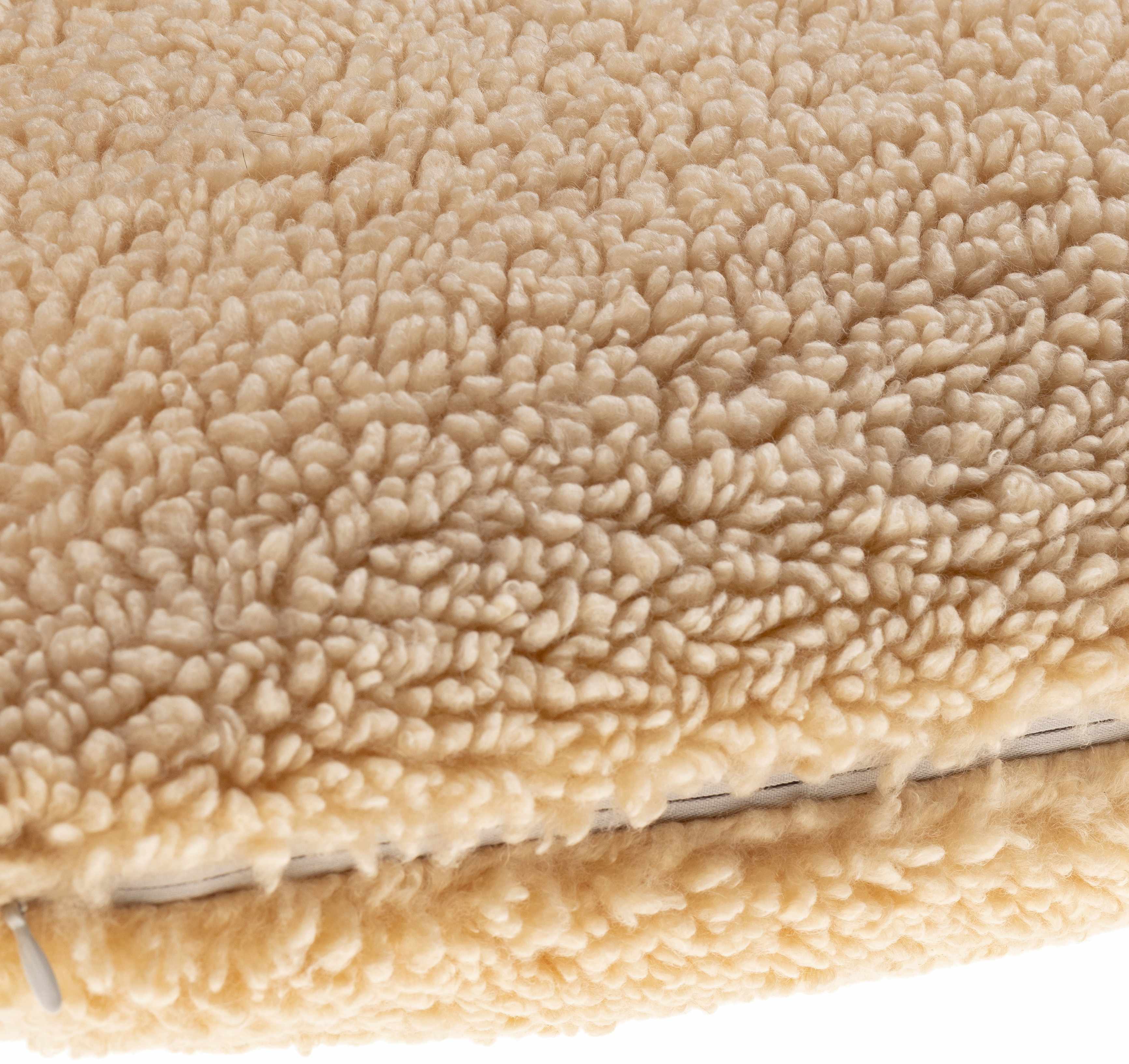 Pagudpud Tan Square Throw Pillow - Clearance-1