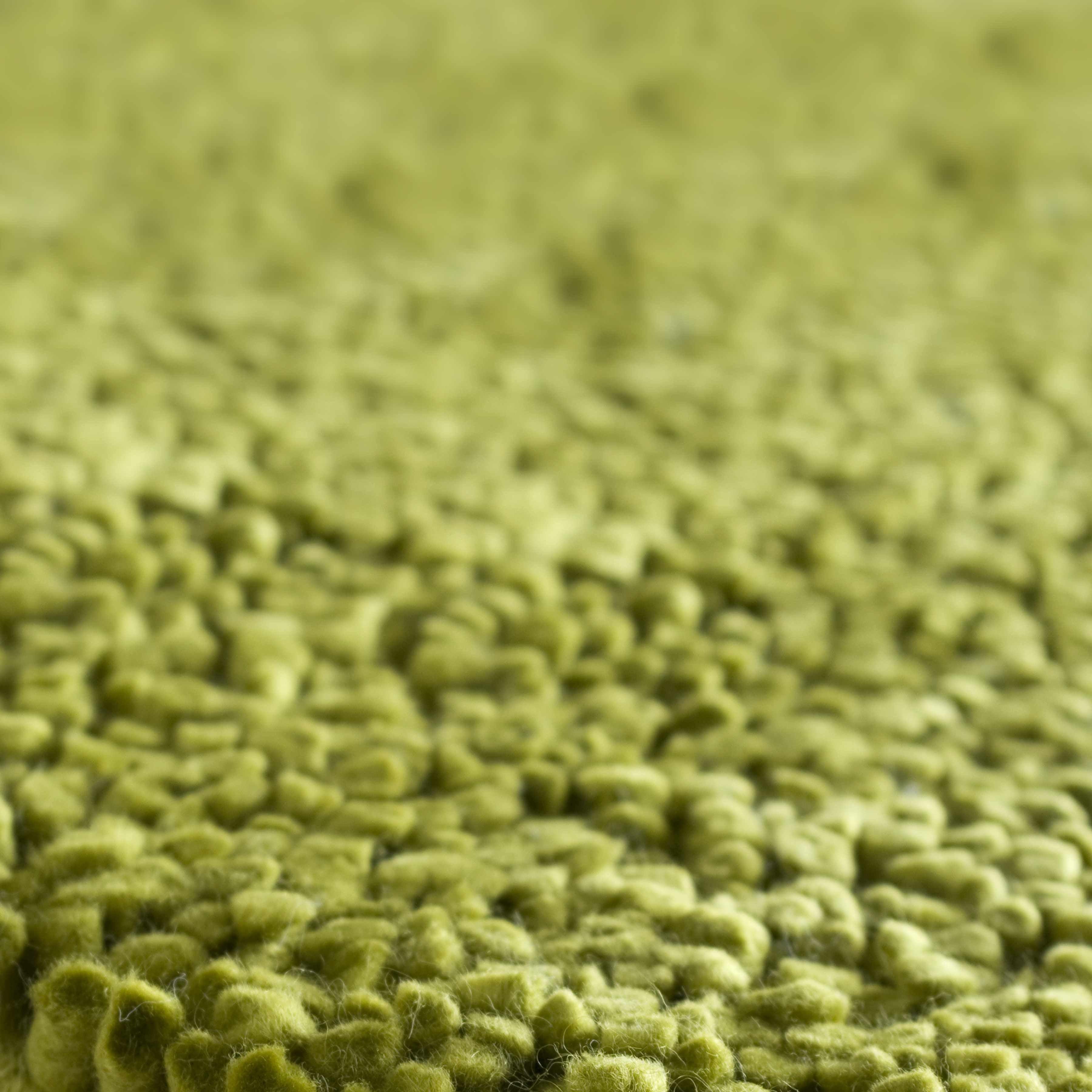 Frederika Solid Olive Green Wool Shag Rug - Clearance - PRHOMZ