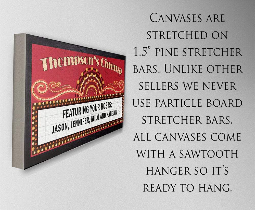 Personalized - Cinema - Canvas