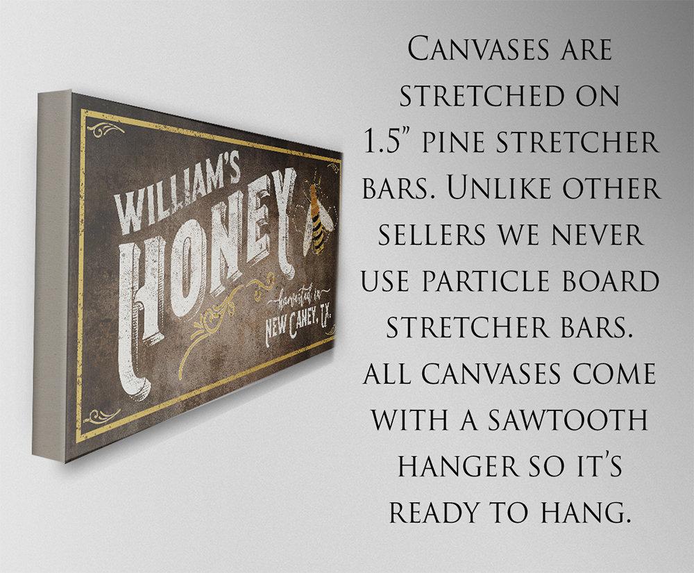 Personalized - Family Honey Bee Keeper - Canvas