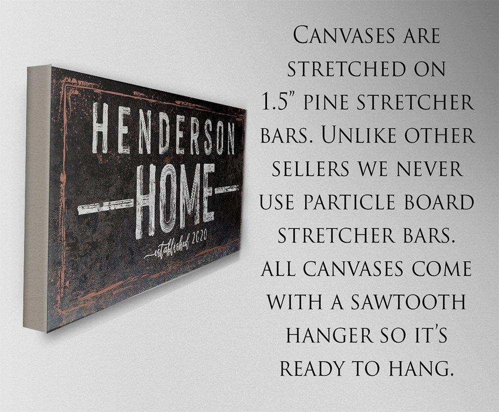 Personalized - Family Name - Canvas