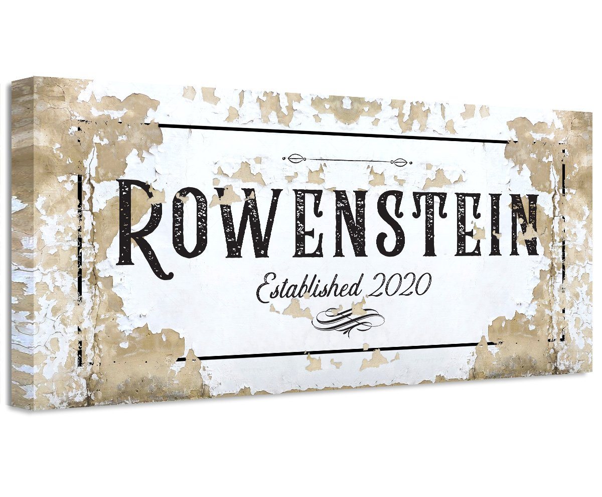 Personalized - Family Name - Canvas