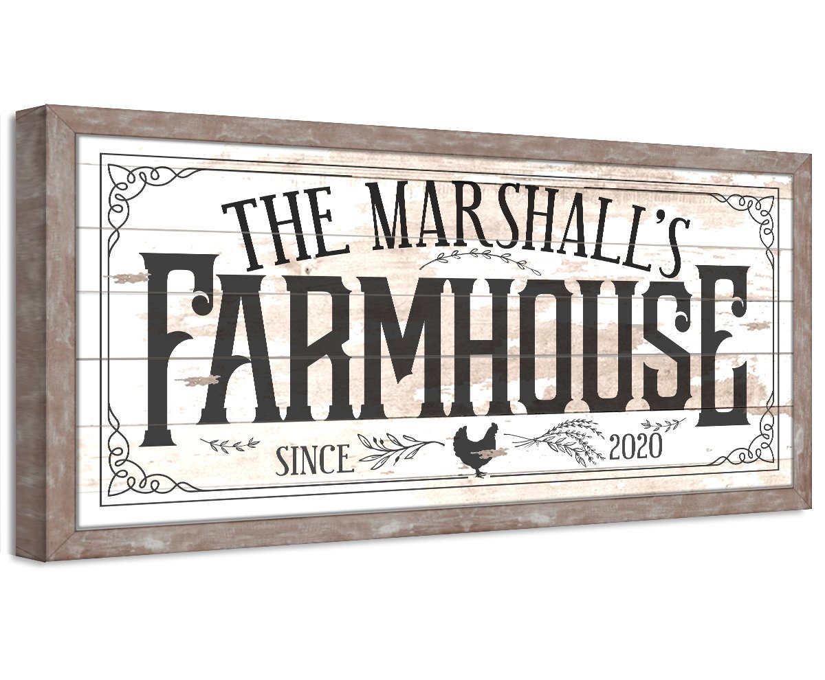 Personalized - Farmhouse - Canvas