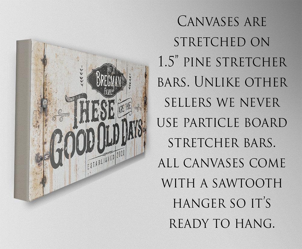 Personalized - Good Old Days - Canvas