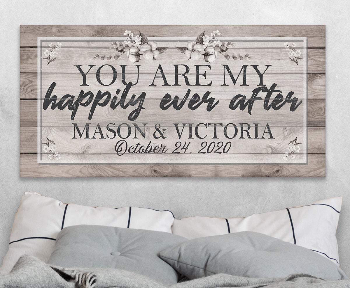 Personalized - Happily Ever After - Canvas