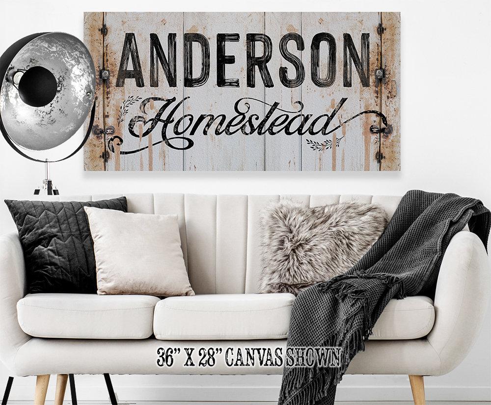 Personalized - Homestead - Canvas