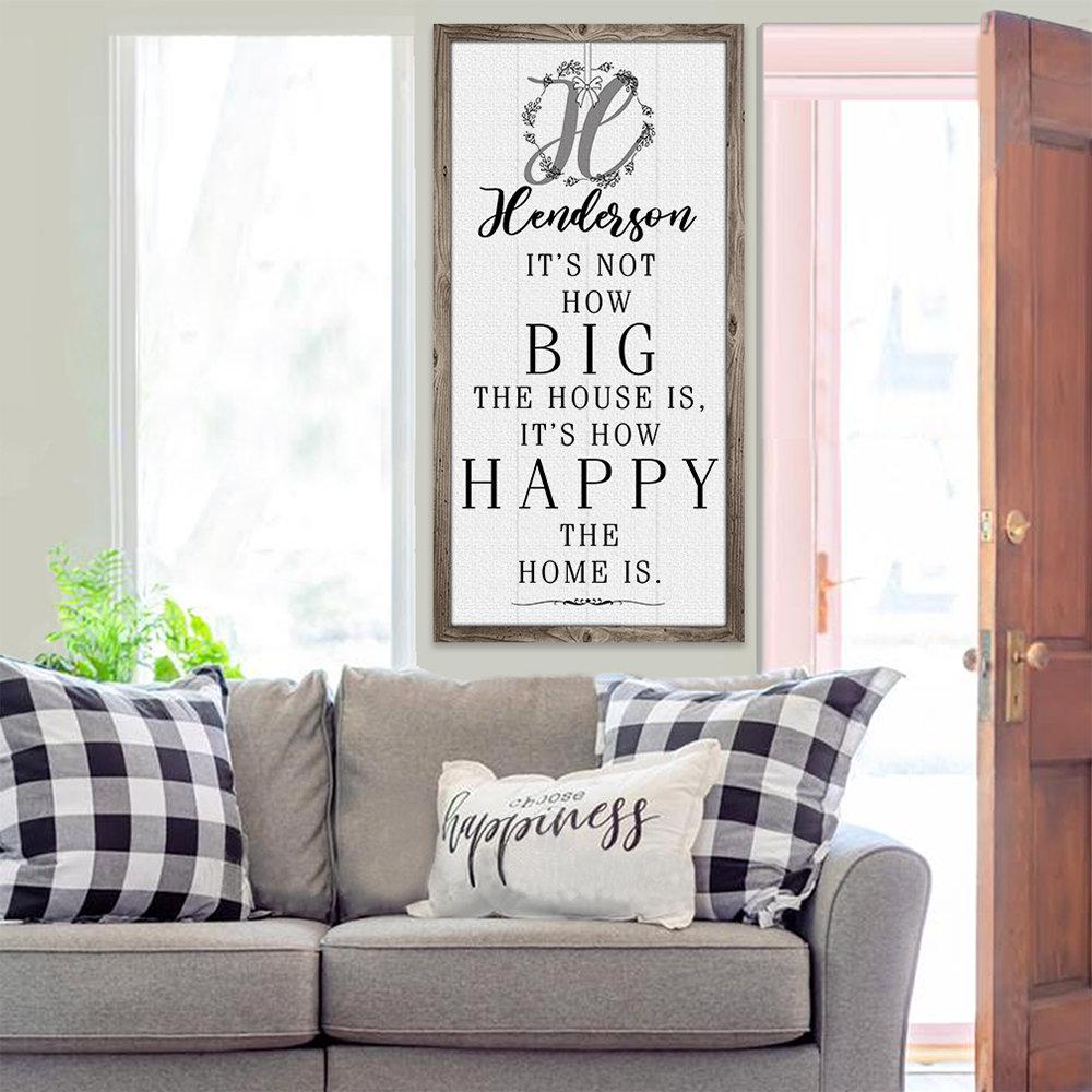 Personalized - It's Not How Big - Canvas