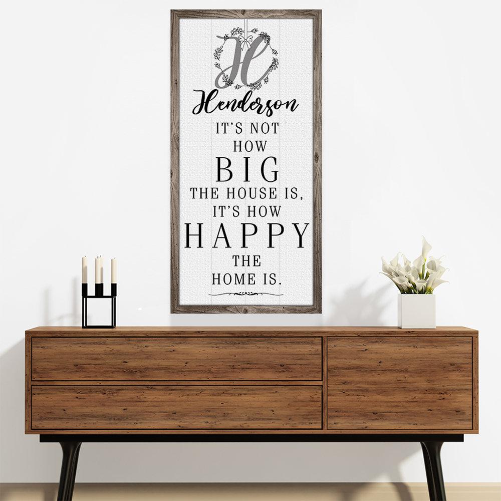 Personalized - It's Not How Big - Canvas