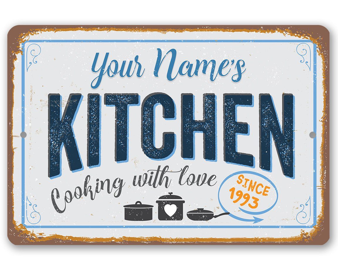 Personalized - Kitchen - Metal Sign