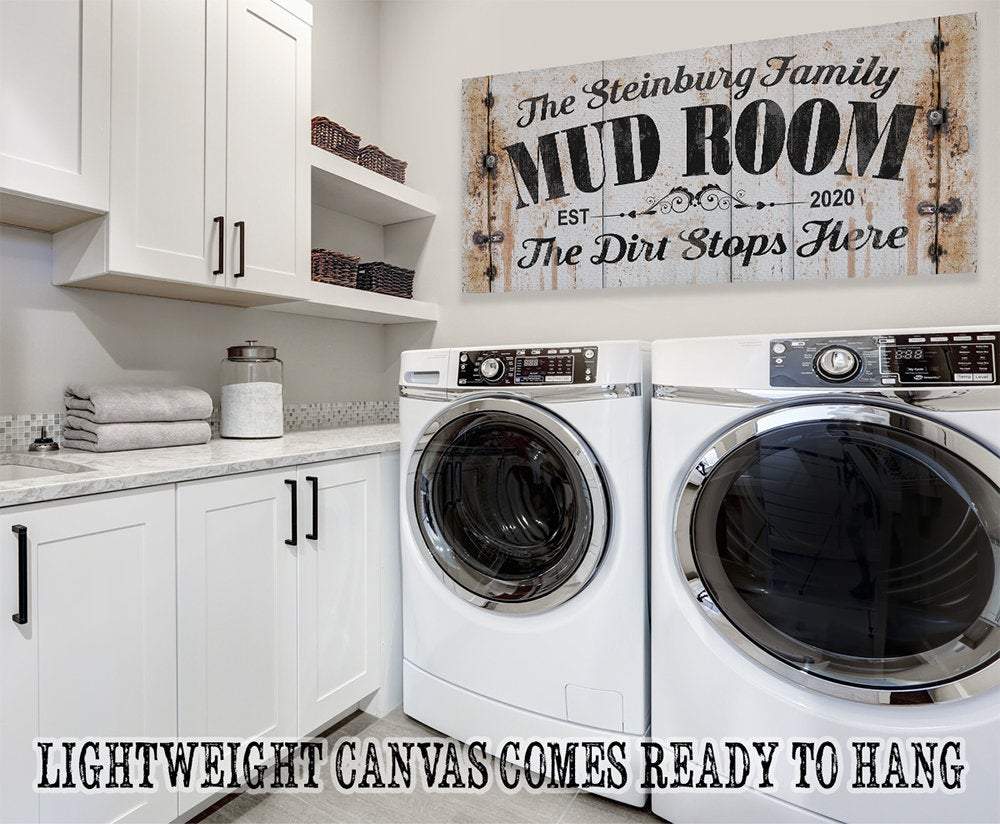 Personalized - Mud Room - Canvas