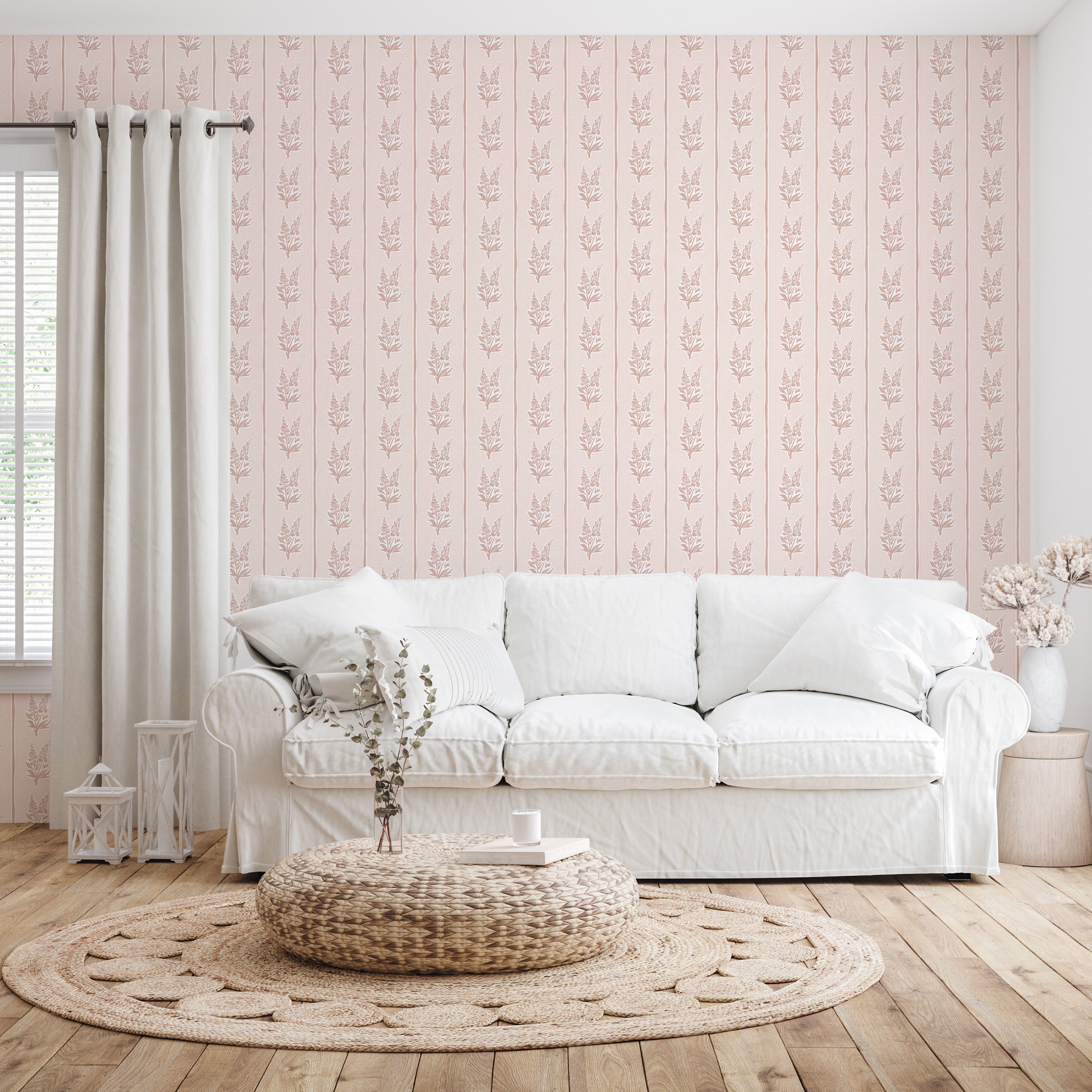 Lupine Wallpaper by Caroline Rausch Design